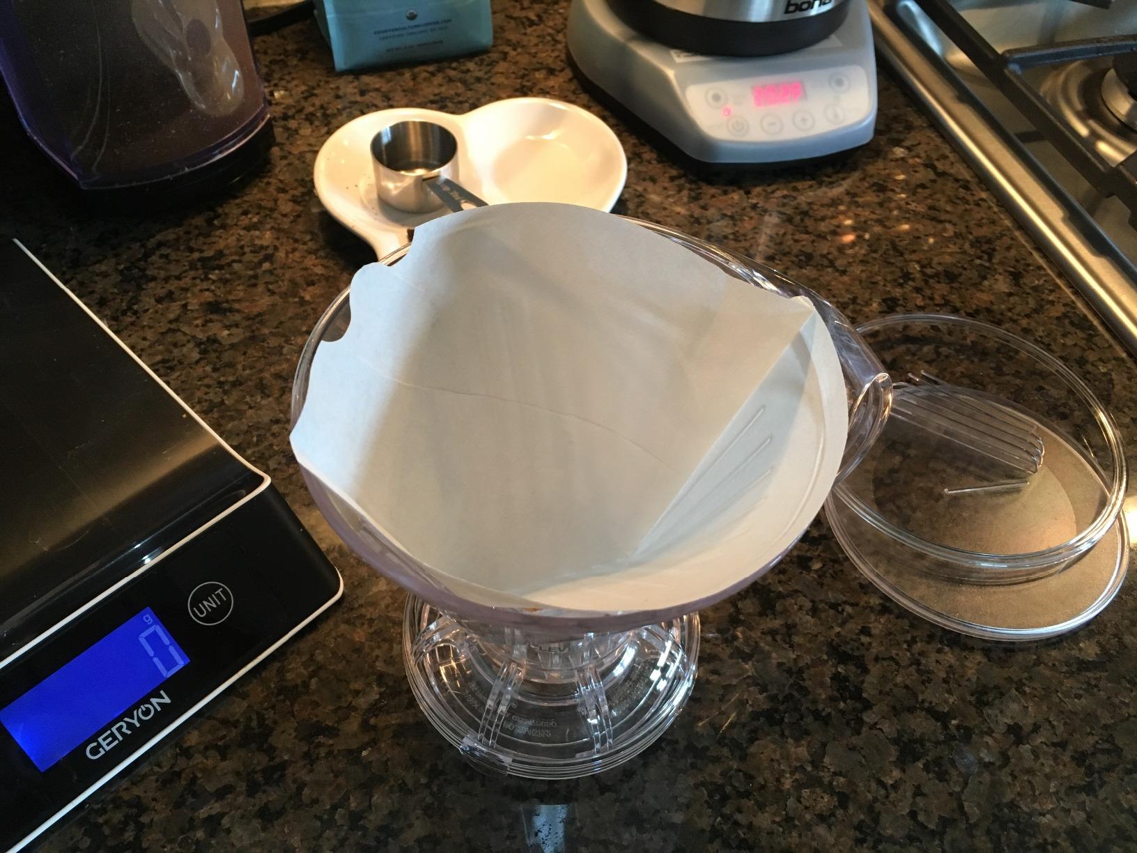 Clever Coffee Dripper | Large 18 oz | Cloud | BPA-Free | 100 Filters customer photo 2