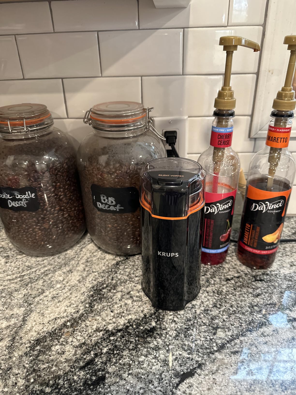 KRUPS Silent Vortex Electric Coffee Grinder: 3 oz Capacity, 5x Quieter, 175W Motor for Coffee Beans, Spices & Herbs - Removable Dishwasher-Safe Bowl, 12-Cup Yield, Black customer photo 2