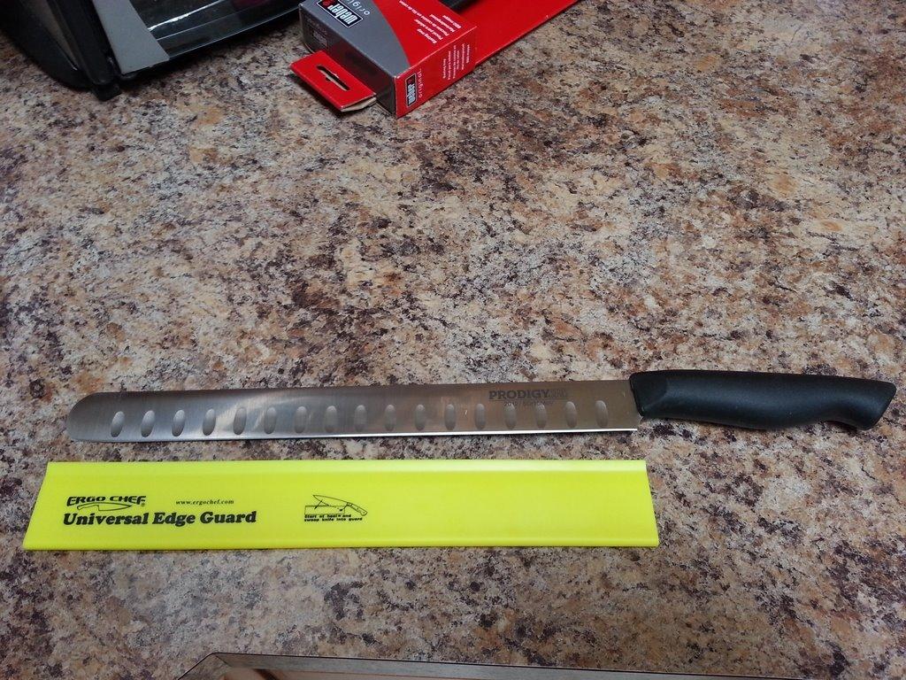 Ergo Chef Universal Knife Edge Guard, Durable Blade Protector, Black customer photo 1