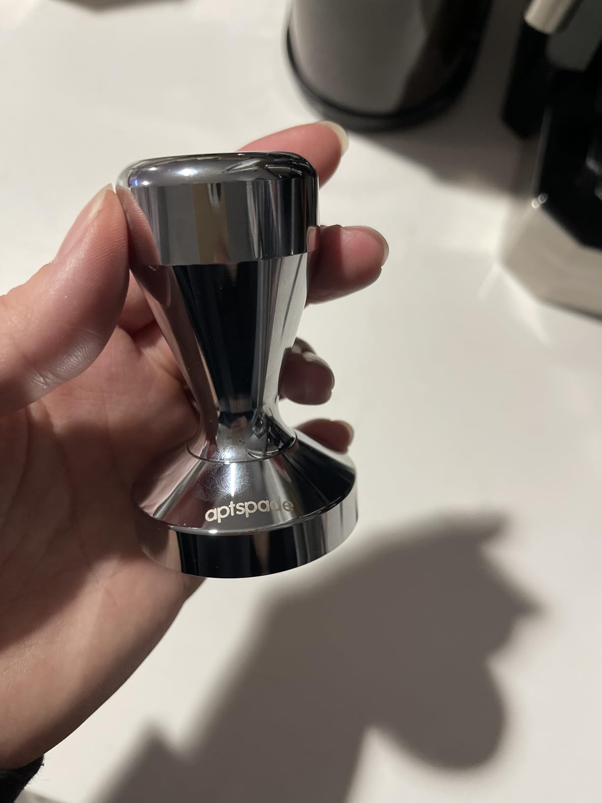 51mm Espresso Tamper, Solid Aluminum Alloy Coffee Tamper for 51mm Portafilter Espresso Machines customer photo 1