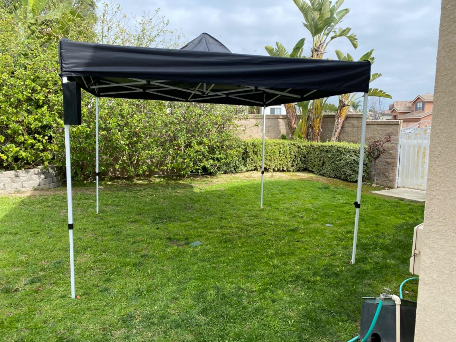 MASTERCANOPY 10x10 Heavy Duty Pop Up Canopy Tent with Roller Bag(Black) customer photo 2