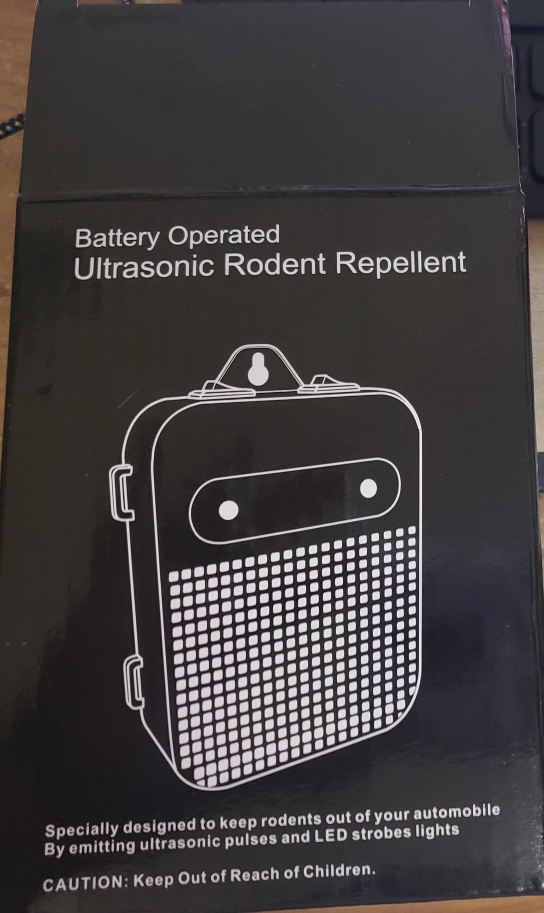 Angveirt Battery Operated Ultrasonic Rodent Repellent for Cars & Garages customer photo 2