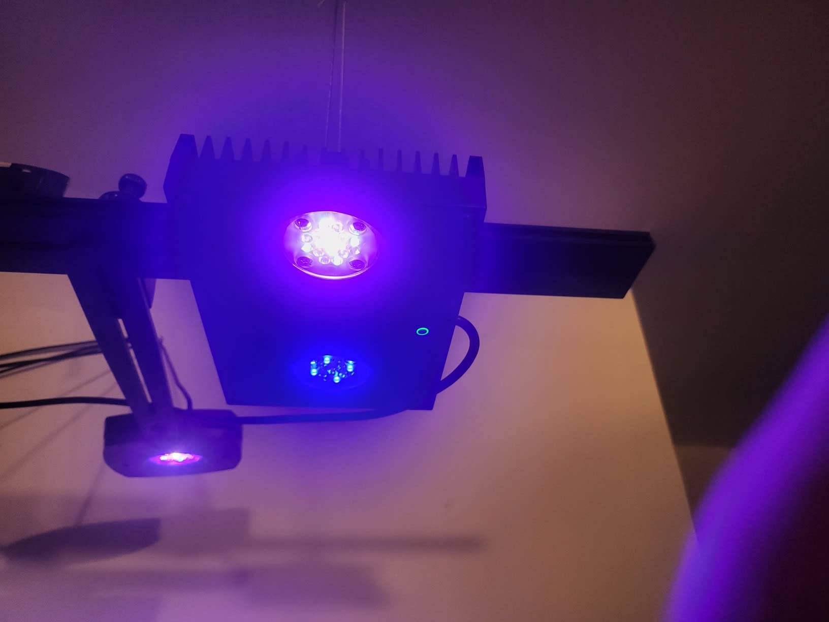 AquaIllumination Hydra 32 LED Aquarium Light - Full Spectrum Lighting for Coral Growth, Wireless Control, High PAR Output, Energy Efficient - for Saltwater Reef Tank Aquariums - Black customer photo 1
