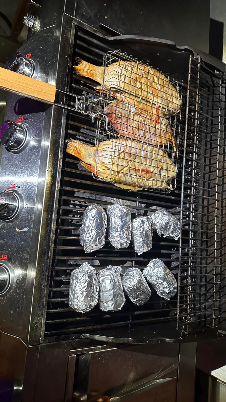 ORDORA Grill Basket Deep, Stainless Steel BBQ Grilling Baskets for Outdoor Grill, Fish Grilling Rack for Veggies, Meat, Shrimps, Grill Accessories with Detachable Handle, Gifts for Dad customer photo 2