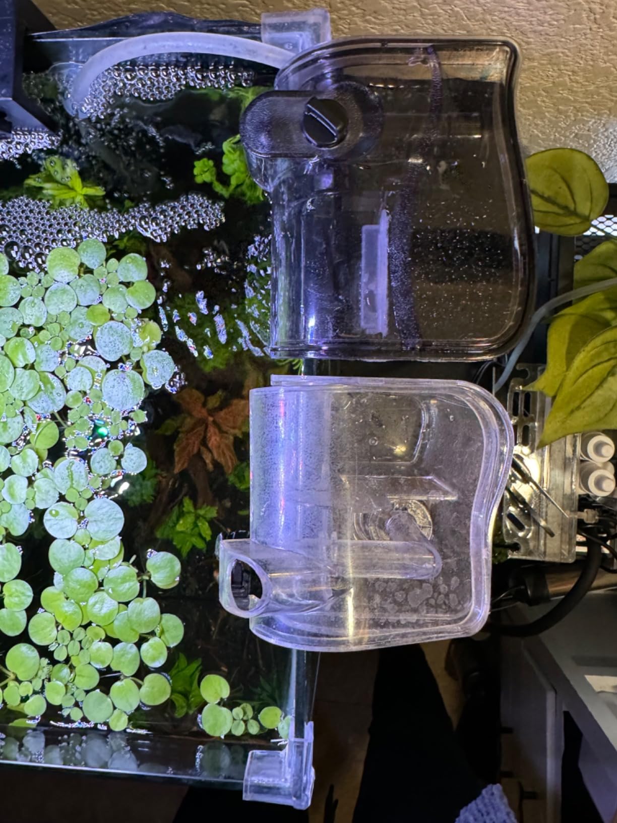 Finnex PF-7 Nano Aquarium HOB Power Filter, 52 GPH, up to 7.5 Gallon Aquariums, Made in Taiwan customer photo 1