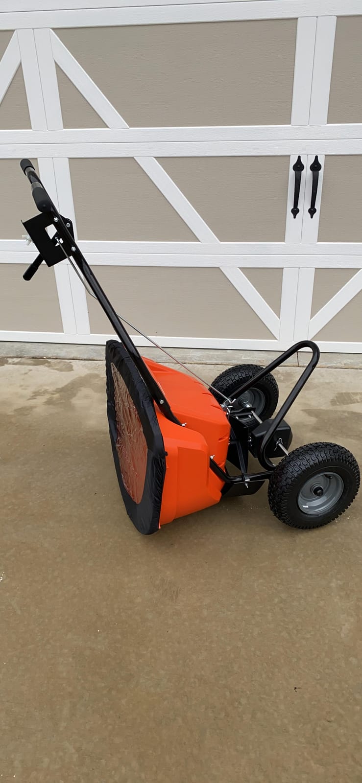 Agri-Fab 45-0548 130 lb. Commercial Push Spreader, Orange/Black customer photo 1