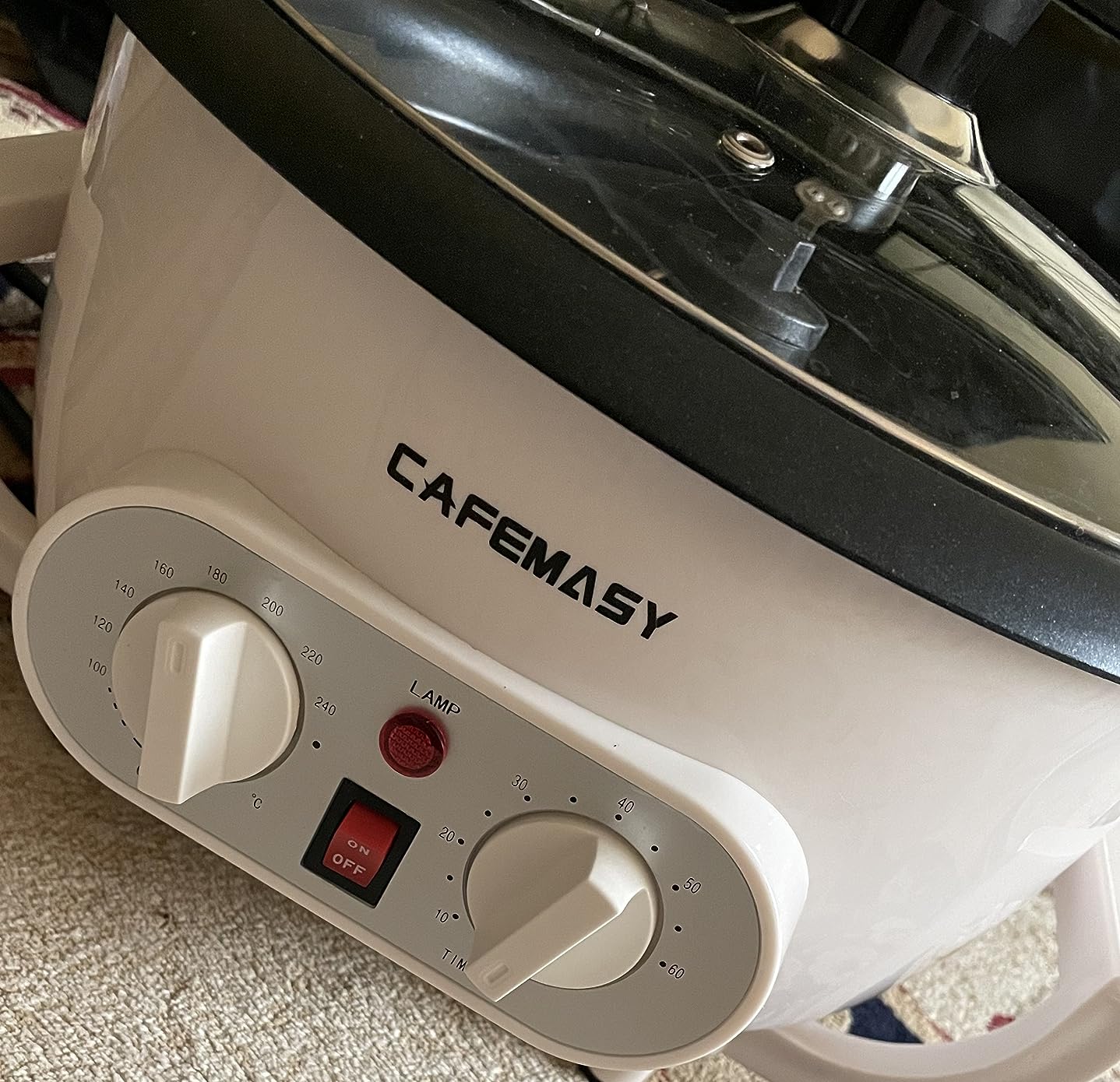 Coffee Roaster Machine for Home Use, 110V Coffee Bean Roaster with Timer customer photo 1