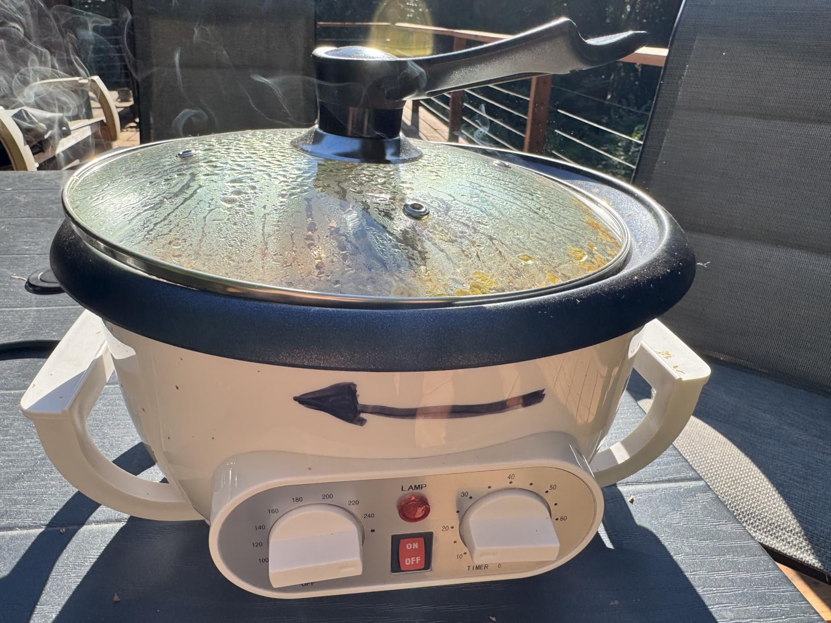Coffee Roaster Machine for Home Use, 110V Coffee Bean Roaster with Timer customer photo 2