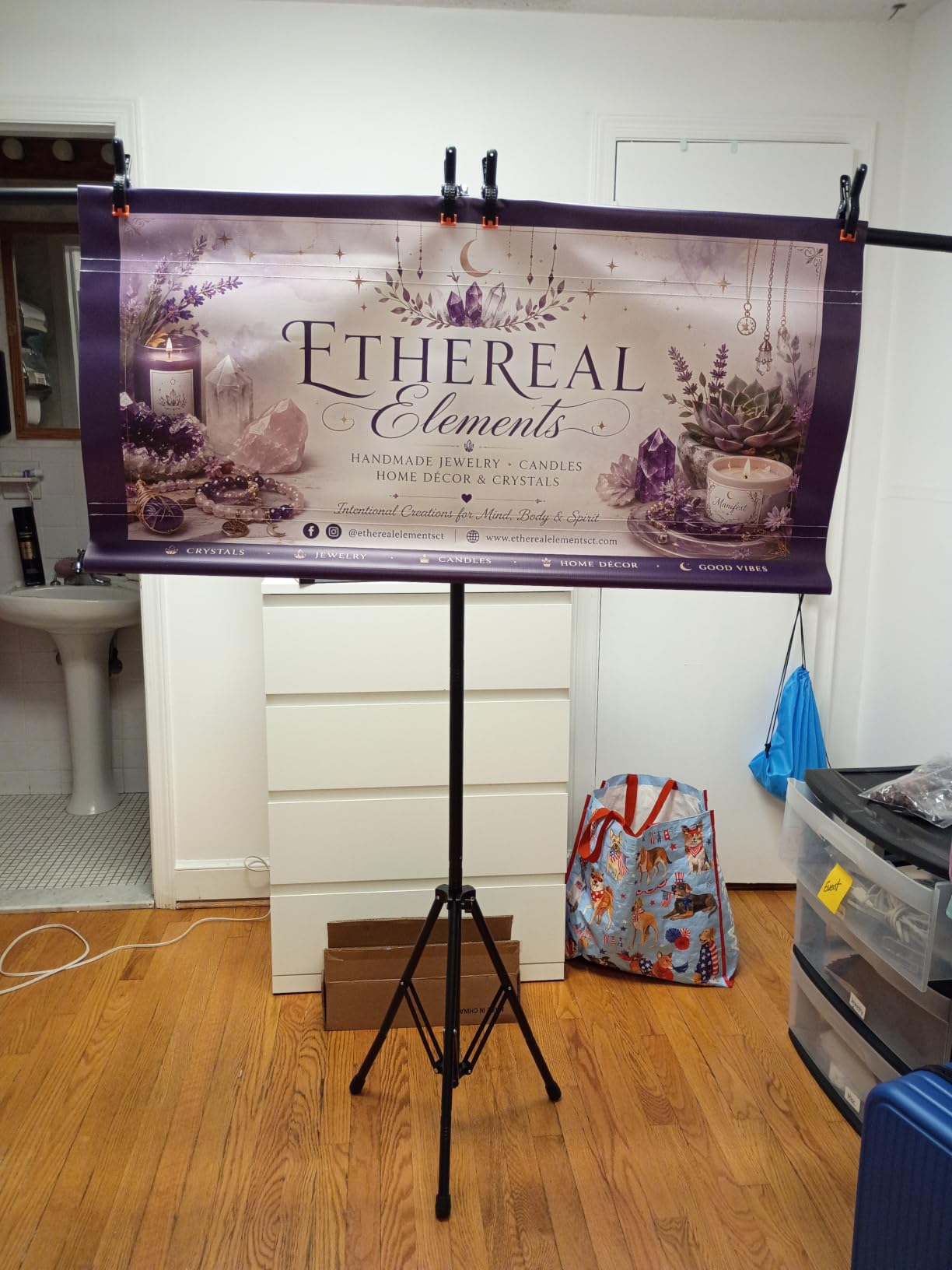 Hemmotop T-Shape Photo Backdrop Stand Portable 7x5ft (HxW) customer photo 2