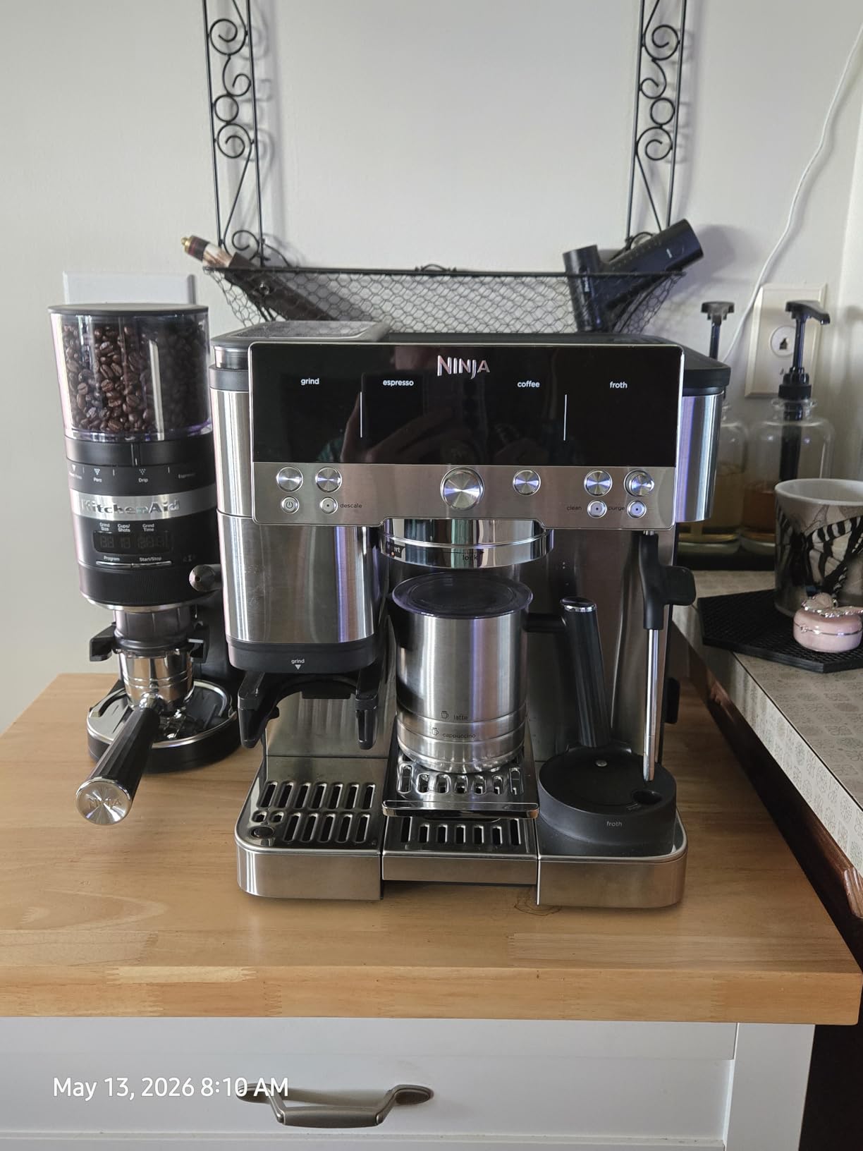 KitchenAid Burr Coffee Grinder, KCG8433, Matte Black customer photo 1