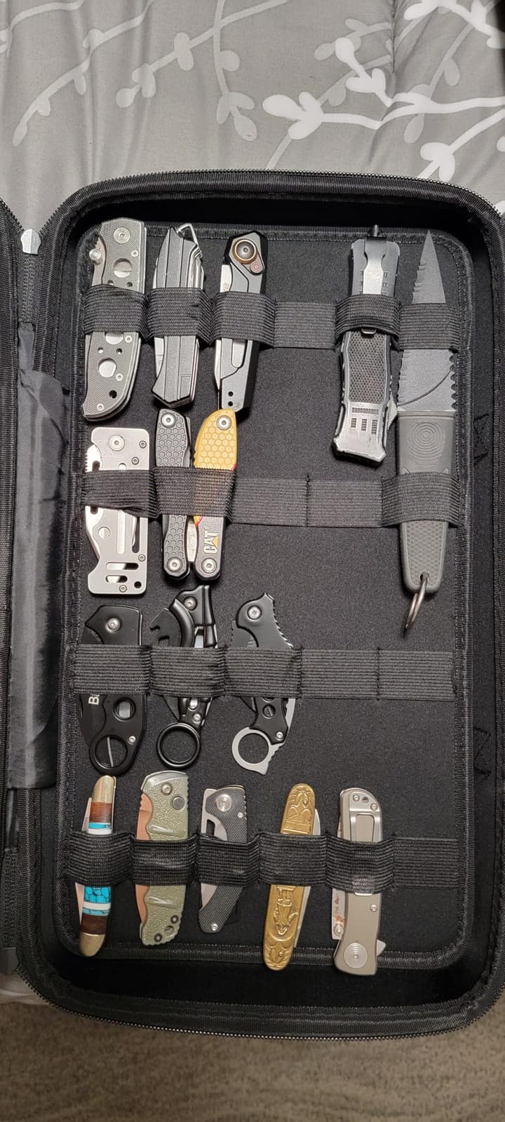 GWCASE 66+ Pocket Knife Storage Case for Folding Knives, Butterfly Knives customer photo 2