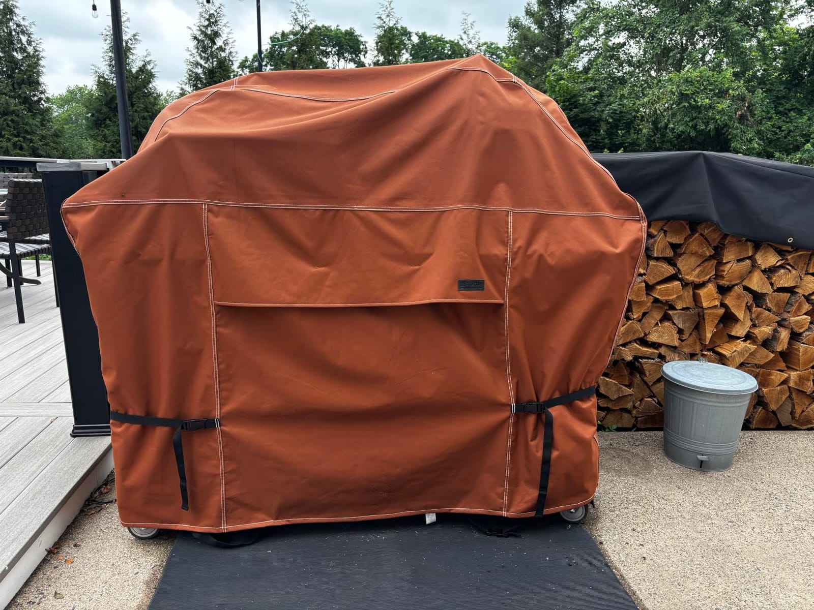 NettyPro Grill Cover for Outdoor Grill 56 Inch Waterproof Heavy Duty, Brown customer photo 1
