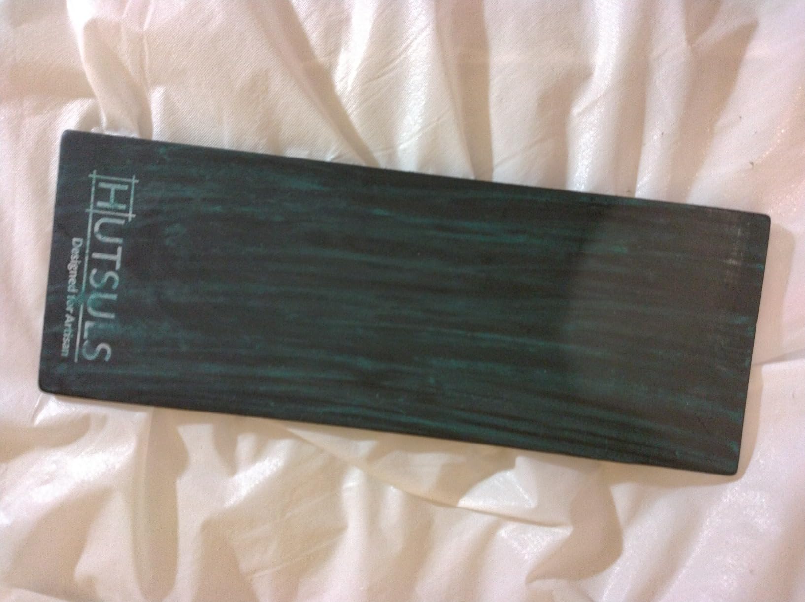 Hutsuls Brown Leather Strop with Compound - Get Razor-Sharp Edges with Stropping Kit, Green Honing Compound & Vegetable Tanned Two Sided Knife Sharpener Step-by-Step Guide Included customer photo 2