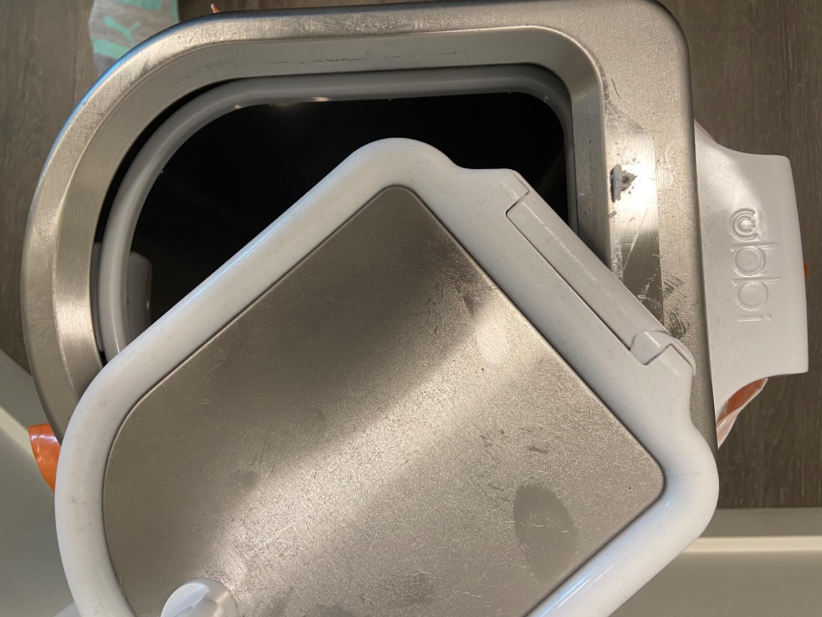 Ubbi Pet Waste Pail, White customer photo 1