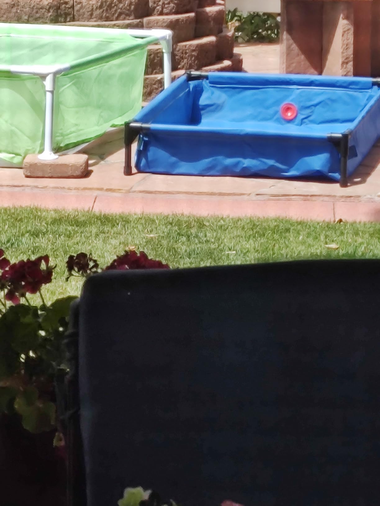 K&H Dog Pool, Portable Pet Bath, X-Large 50x32in, Chill Blue customer photo 2