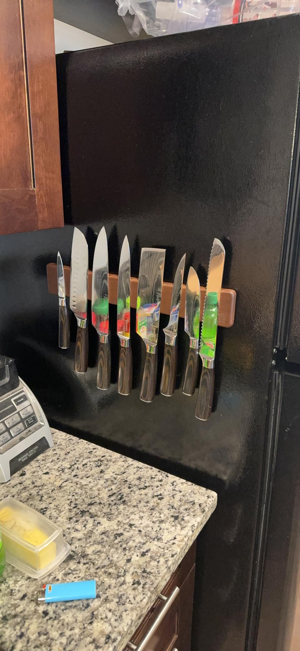 SENKEN 8-piece Premium Japanese Kitchen Knife Set with Laser Damascus Pattern - Imperial Collection - Chef's Knife, Santoku, Bread, Paring & More, Ultra Sharp for Very Fast Cutting customer photo 2
