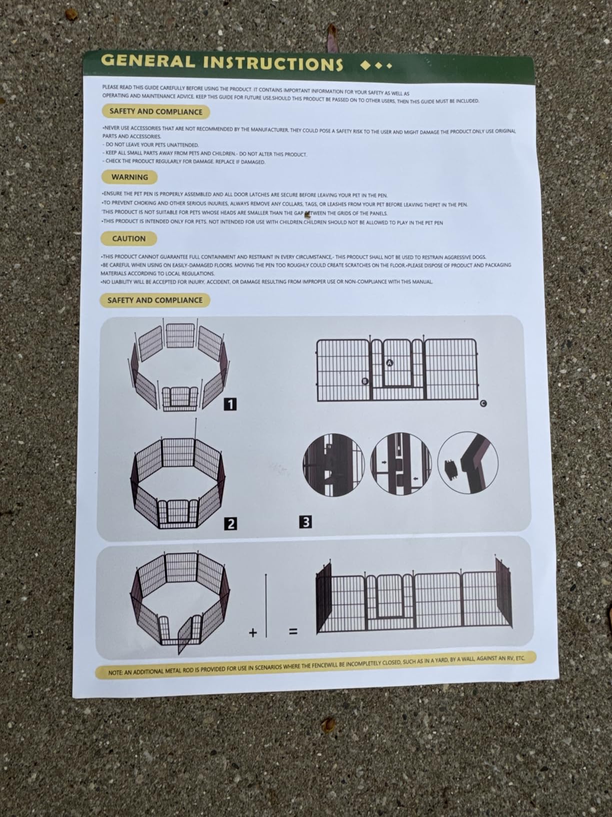 Dog Playpen,32/40/45 Inch Height in Heavy Duty, Folding Indoor Outdoor Anti-Rust Dog Exercise Fence, Portable Pet Playpen with Door for Large Medium Small Dogs and Pet (16 Panels, 32 Inch) Silver customer photo 2