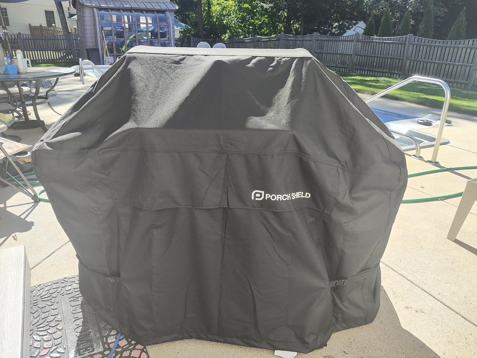 Porch Shield Waterproof Outdoor BBQ Grill Cover 56 inch, Black customer photo 1