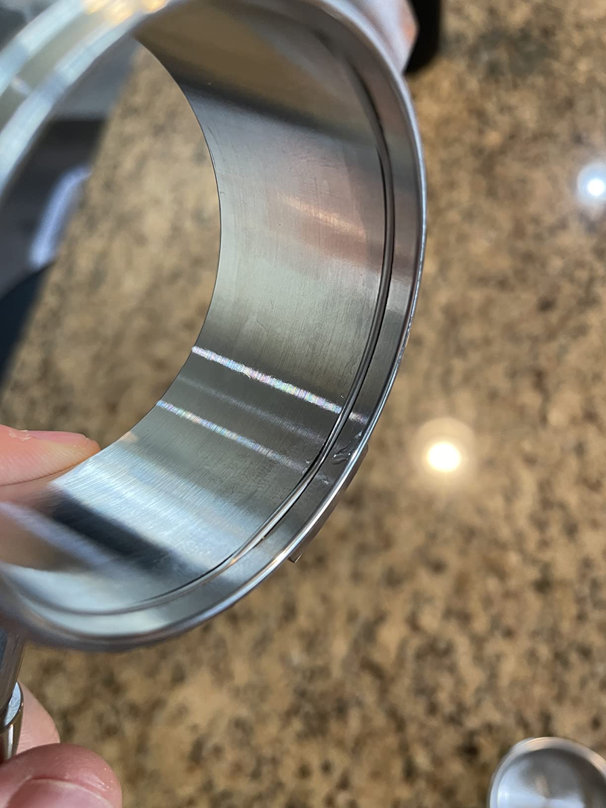 CREMA 54mm Bottomless Portafilter for Breville, Olivewood customer photo 2