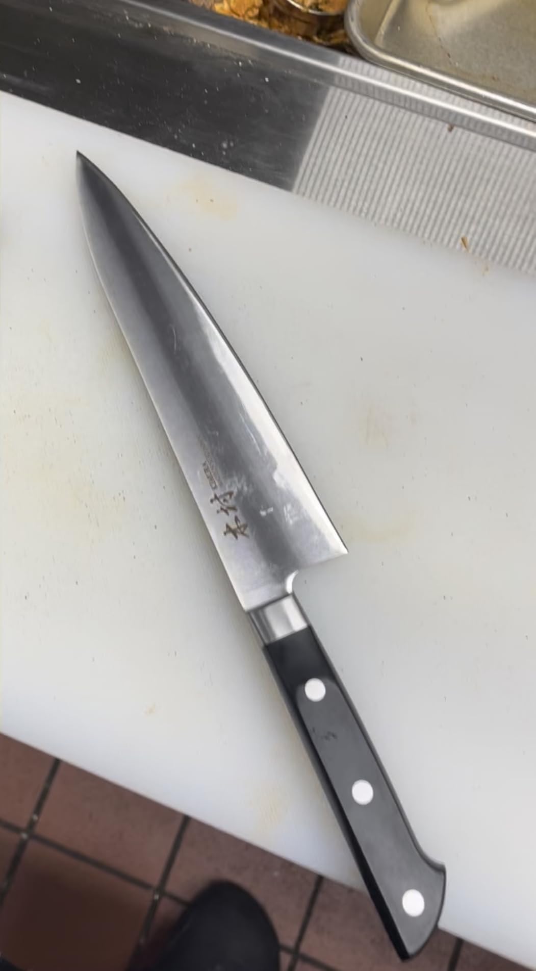 Kimura Chef Knife, [Made in Japan], 8 inch Professional Kitchen Knife, Ultra Sharp High Carbon Molybdenum Stainless Steel Gyuto Knife, Chefs Knife with Ergonomic Handle - Japanese Chef's Knife customer photo 1