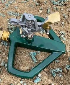 STYDDI Heavy Duty Impact Pulsating Sprinkler for Yard, All Metal Adjustable Rotating Circular Impulse Lawn Sprinkler for Medium to Large Areas, Lawn and Garden, Coverage up to 5,800 Sq. Ft customer photo 2