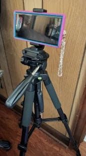Victiv Tripod, 74” Camera Tripod for Cell Phone with Phone Holder, Orange customer photo 2