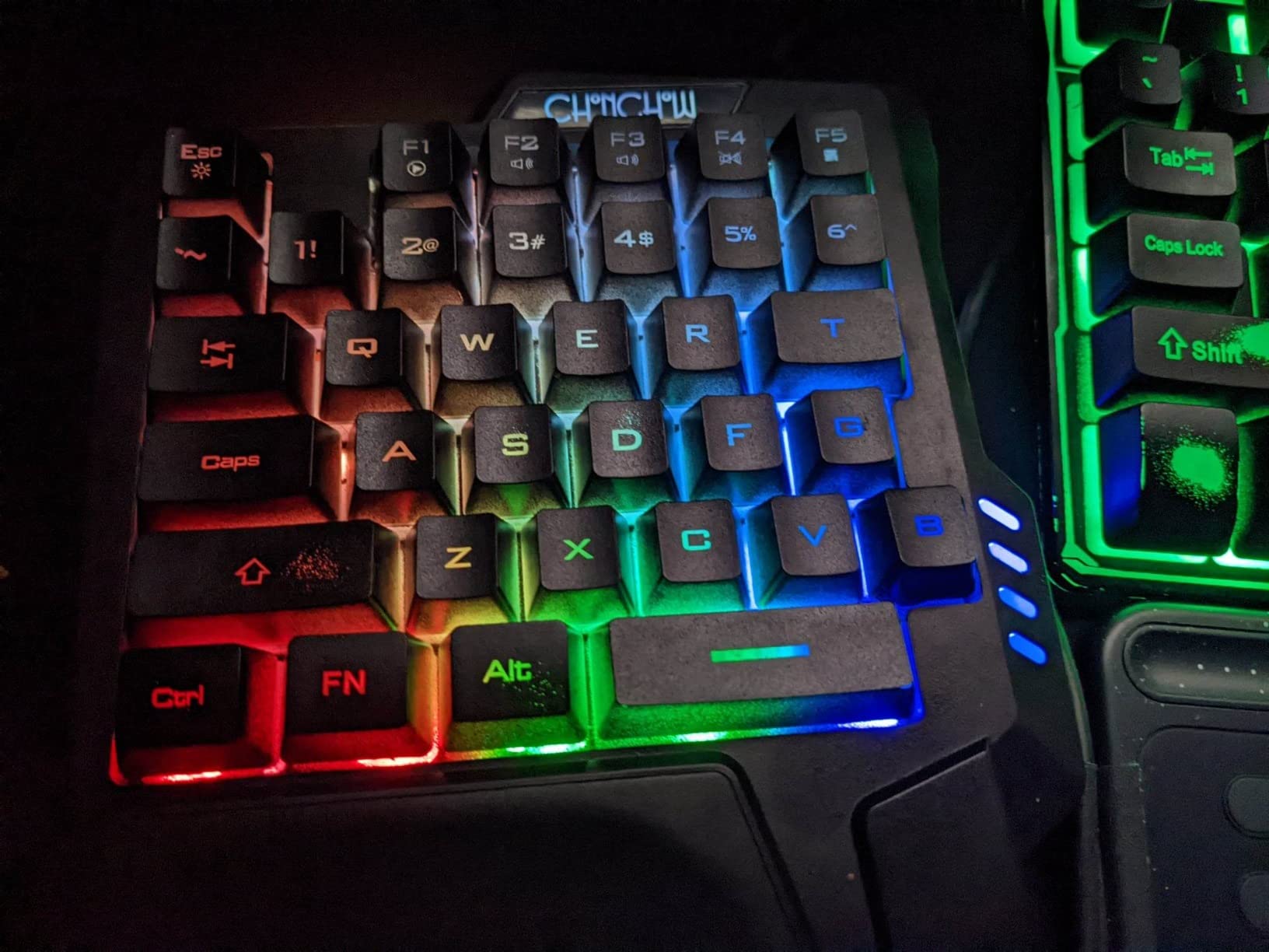 One Handed Gaming Keyboard and Mouse Combo for LOL/Wow/fortnite/Dota/PUBG customer photo 1