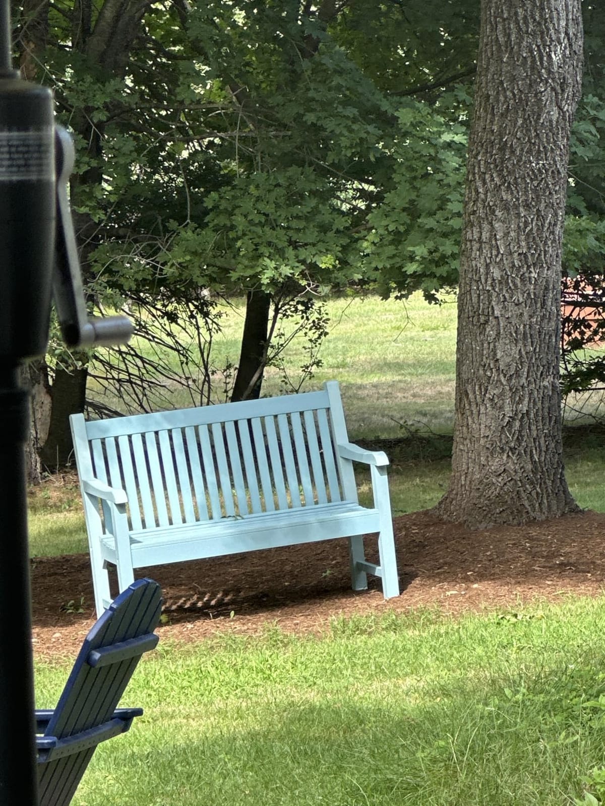 Psilvam 2-Person Outdoor Bench with 700 Lbs Weight Capacity, Teak customer photo 2