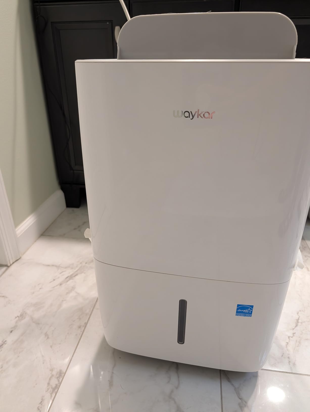 Waykar 150 Pint 7000 Sq.Ft Dehumidifier for Basement with Drain Hose & Tank customer photo 2