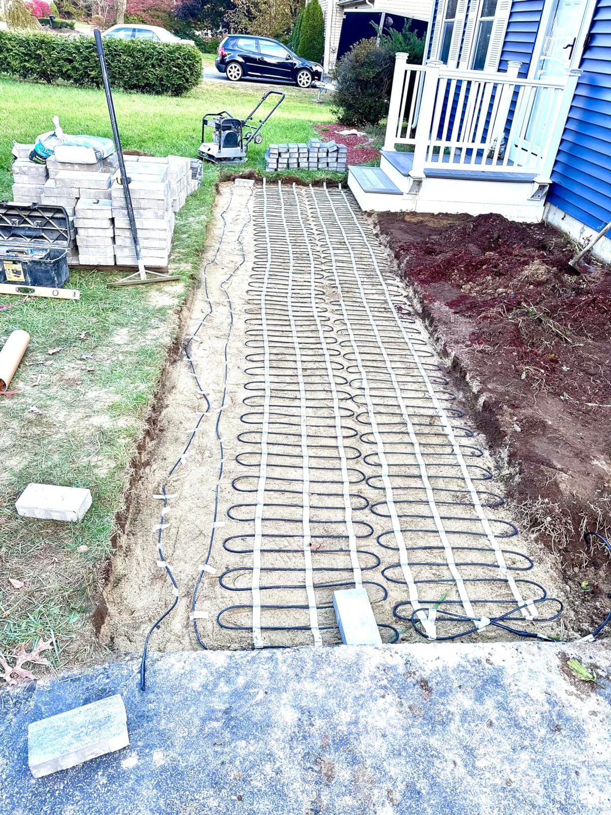 120 Sqft Embedded Heated Driveway System customer photo 1