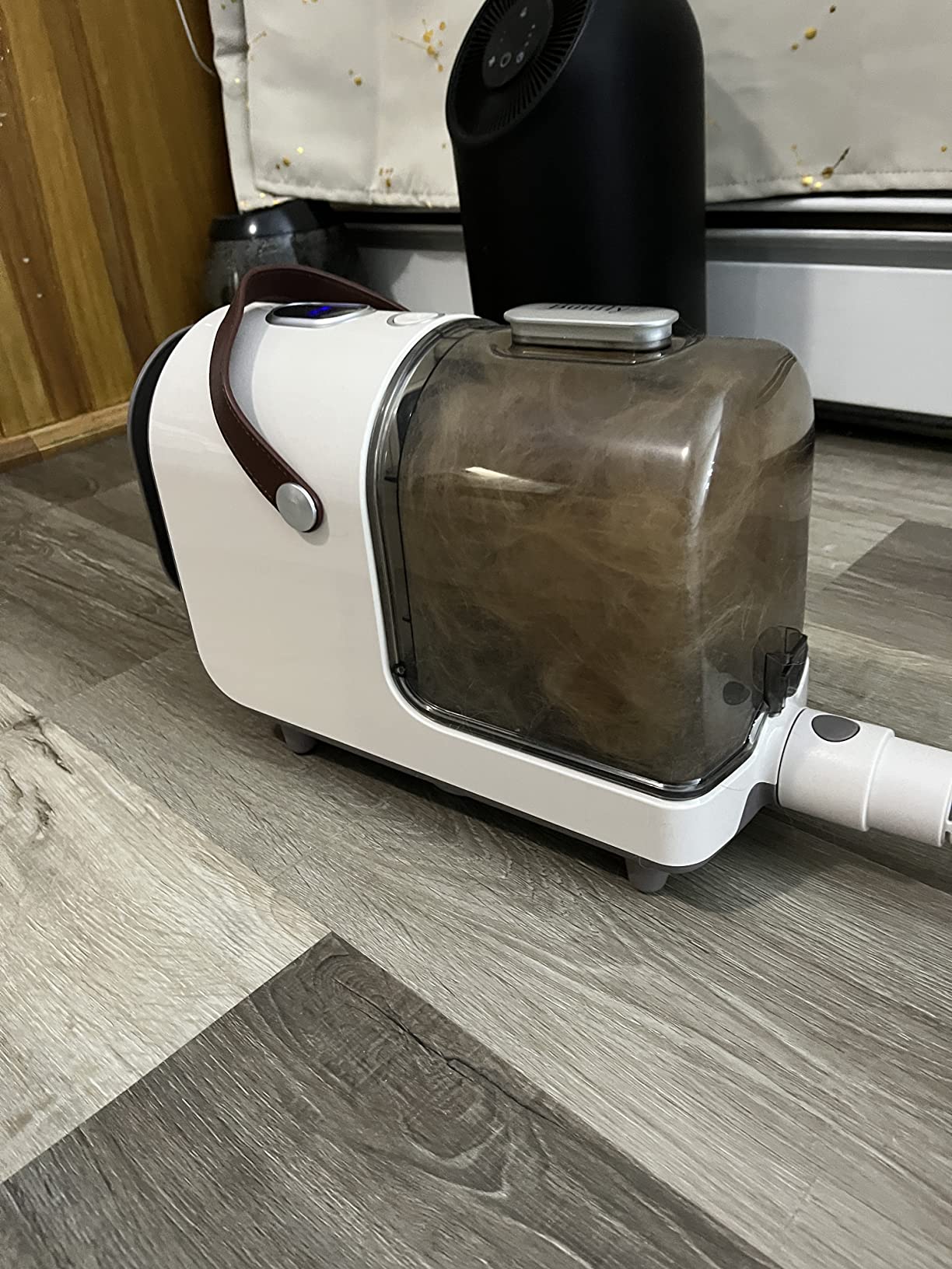 Bunfly Dog Grooming Kit with 13000kpa Strong Grooming & Vacuum Suction 99% Pet Hair,3L Capacity,11 Grooming Tools Dogs Cats and Other Animals,Home and Car Cleaning -Black customer photo 2
