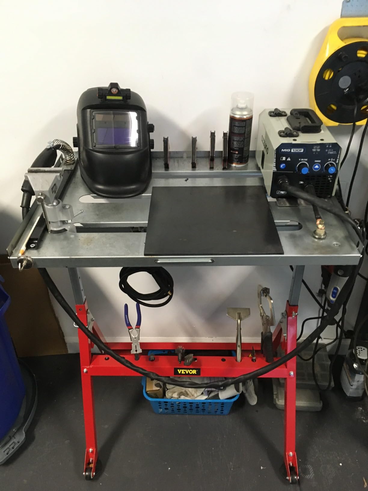 AZZUNO MIG Welder,Flux Core Welder Machine 110V 130Amp, Gasless MIG Welding Machine IGBT Inverter Welder Portable Wire Feed Welder (110V) customer photo 1