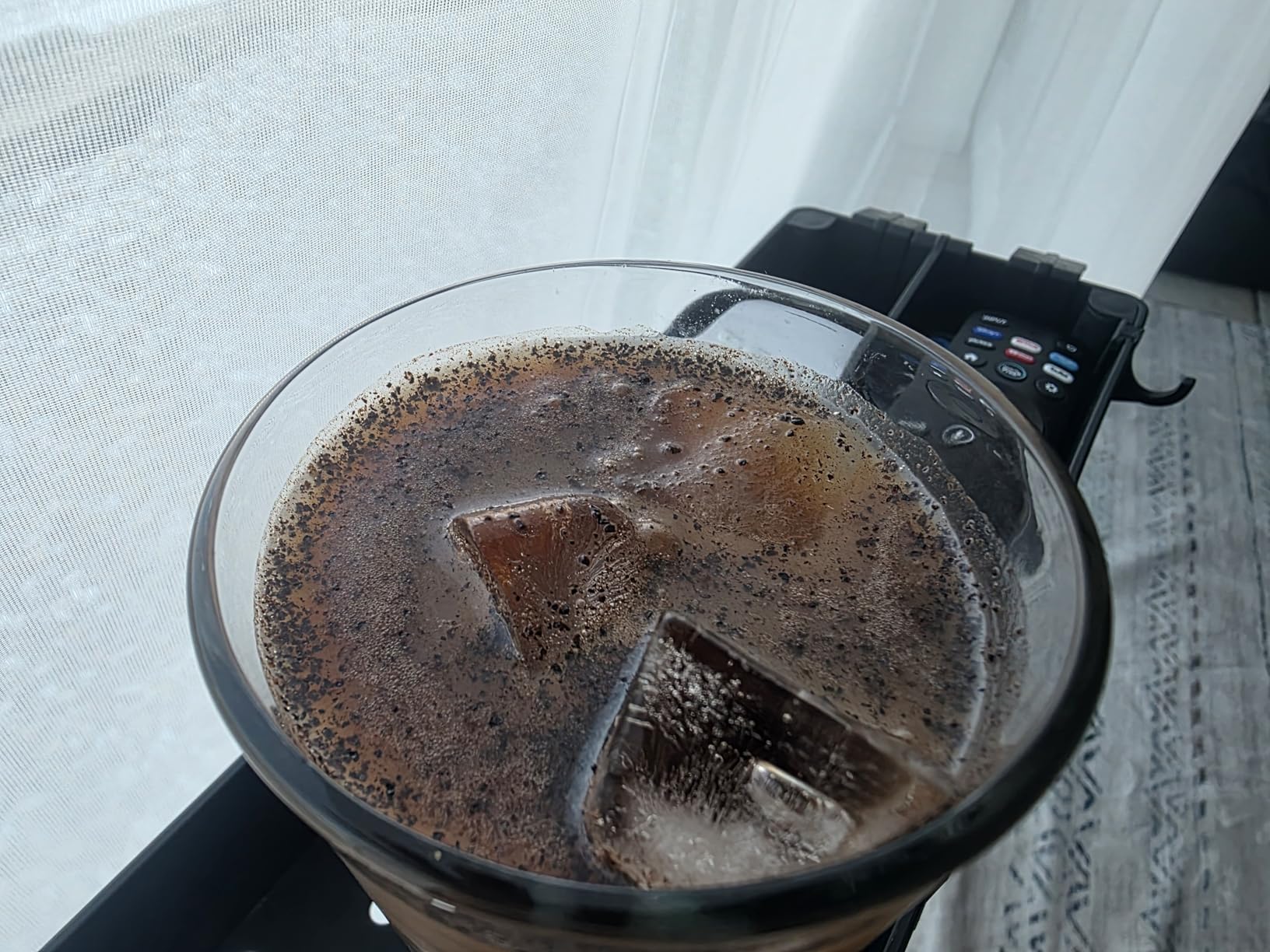 JunVpic Cold Brew Coffee Maker, 64 oz Glass Mason Pitcher customer photo 2
