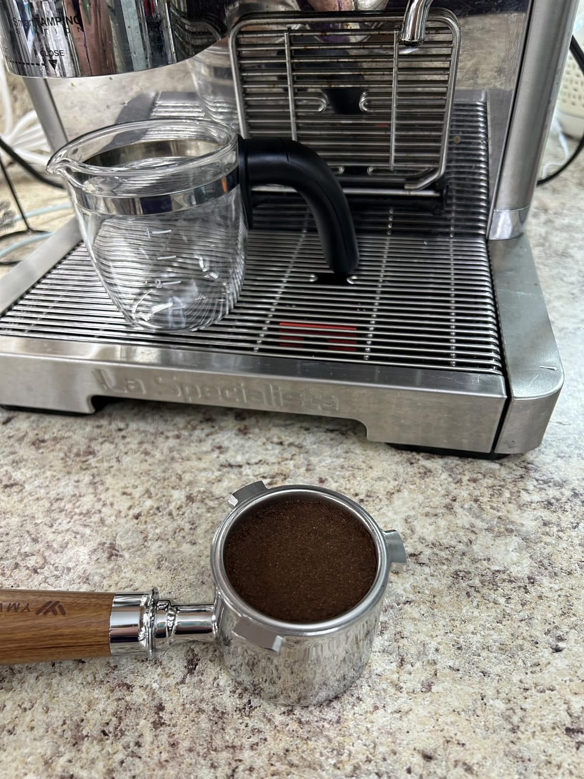 58mm Bottomless Portafilter 2 Ears for Gaggia Espresso Machines customer photo 2