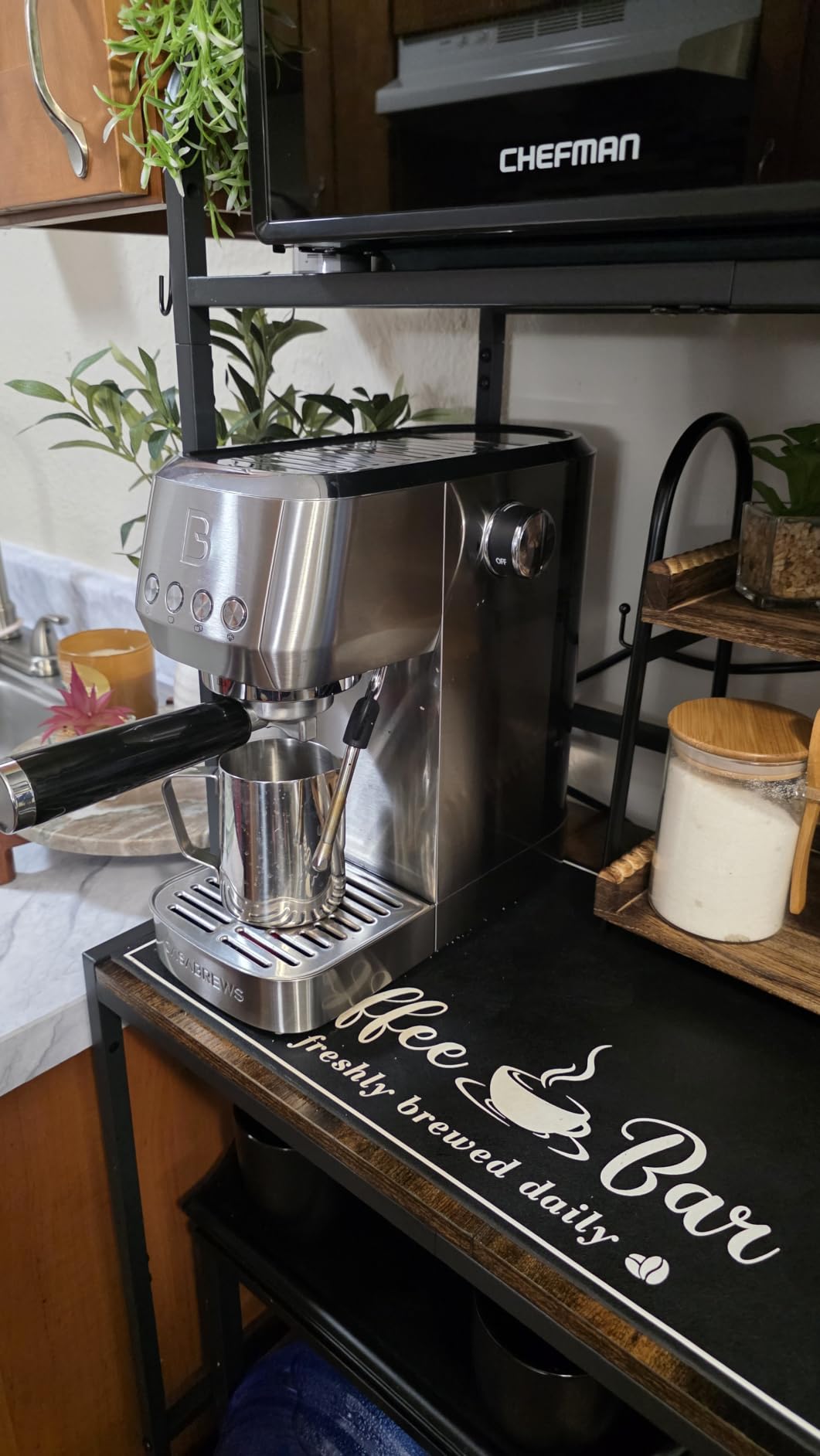 CASABREWS 3700 Essential Stainless Steel Espresso Machine with Steam Wand customer photo 1