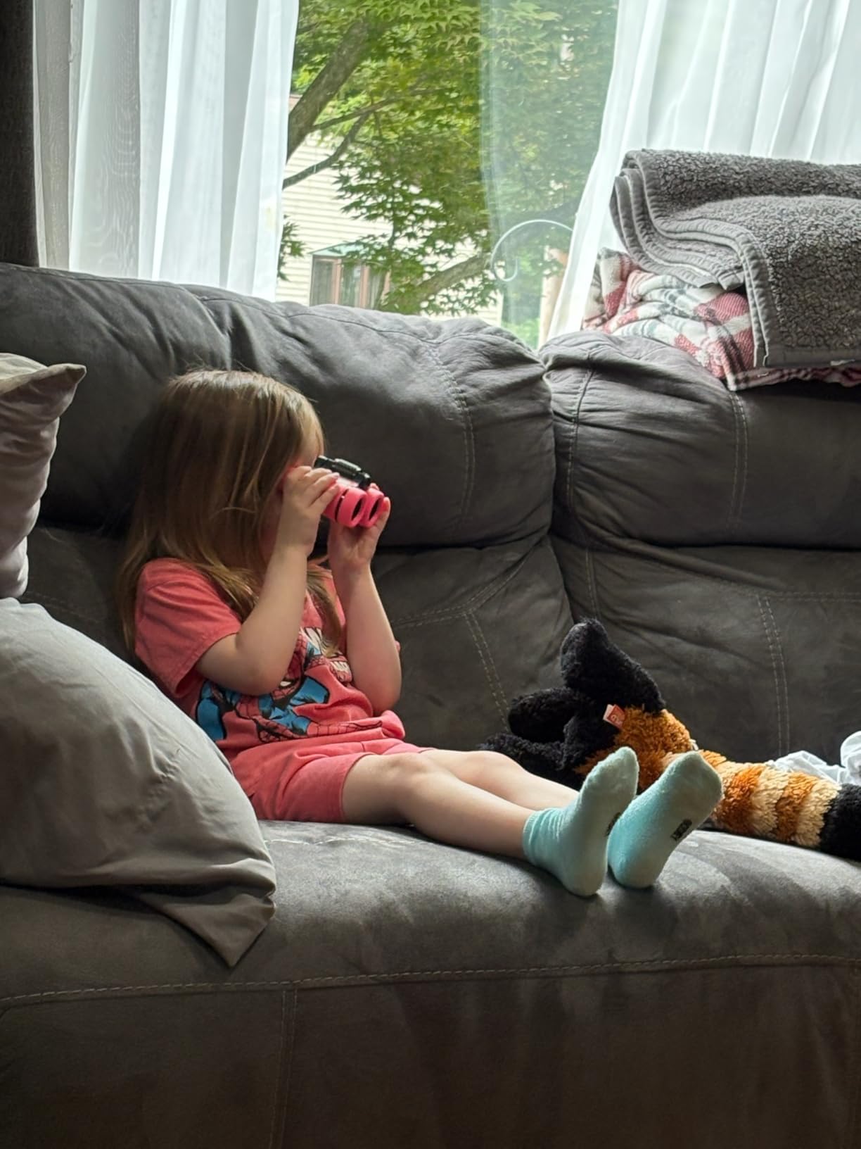Toys for 3-7 Year Old Girls: LET'S GO! Binoculars for Kids Bird Watching|Camping|Hiking 3 4 5 6 7 8 Year Old Girl Boy Birthday Gifts Outdoor Toy for Kid Ages 4-6 Toddler Gift Stuffers customer photo 1
