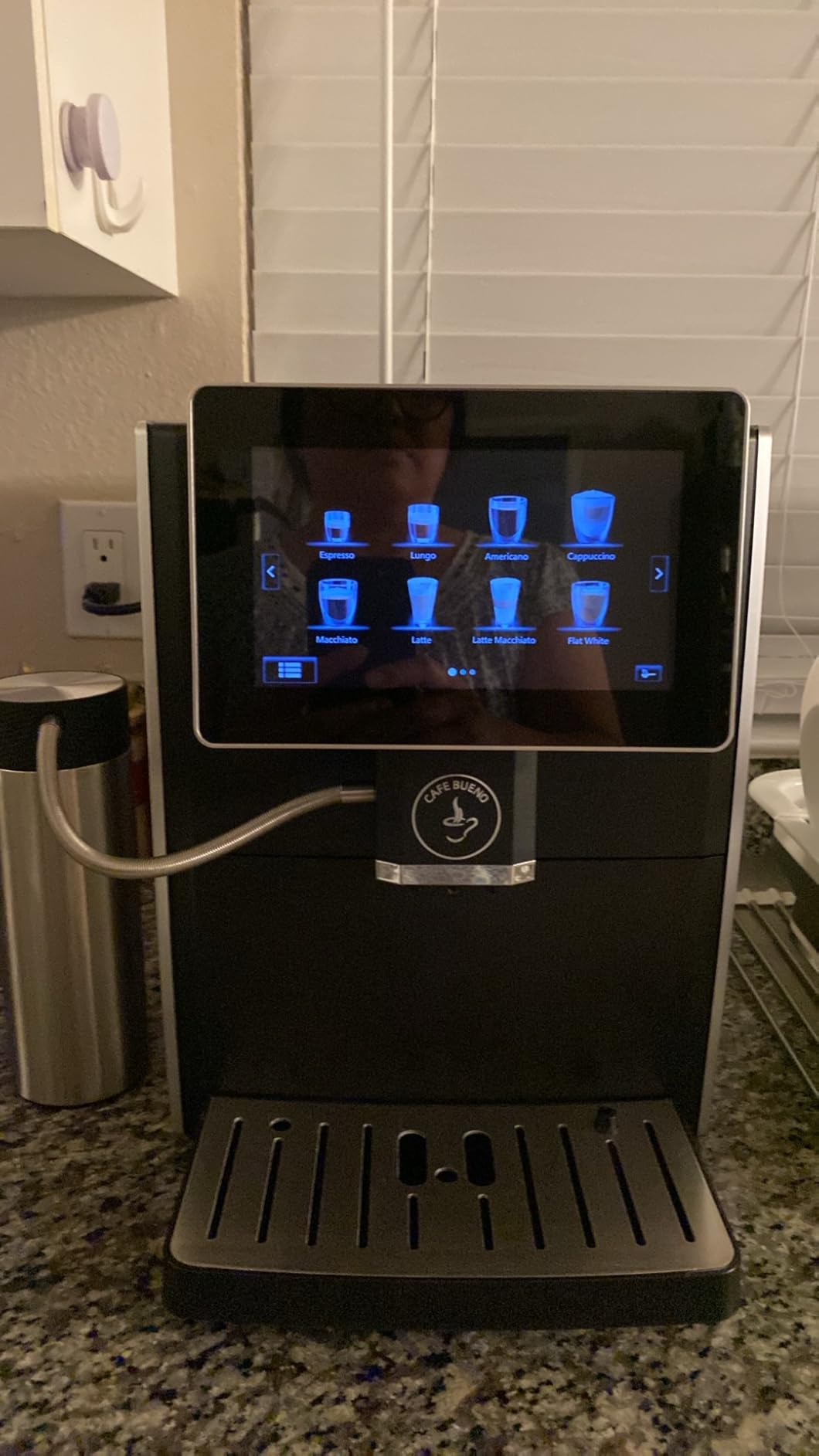 Cafe Bueno Super Automatic Espresso Machine For Home - Coffee Machine With Grinder & Milk Frother For Latte, Cappuccino, Macchiato - Auto Wake & Sleep – All Milk Types customer photo 2
