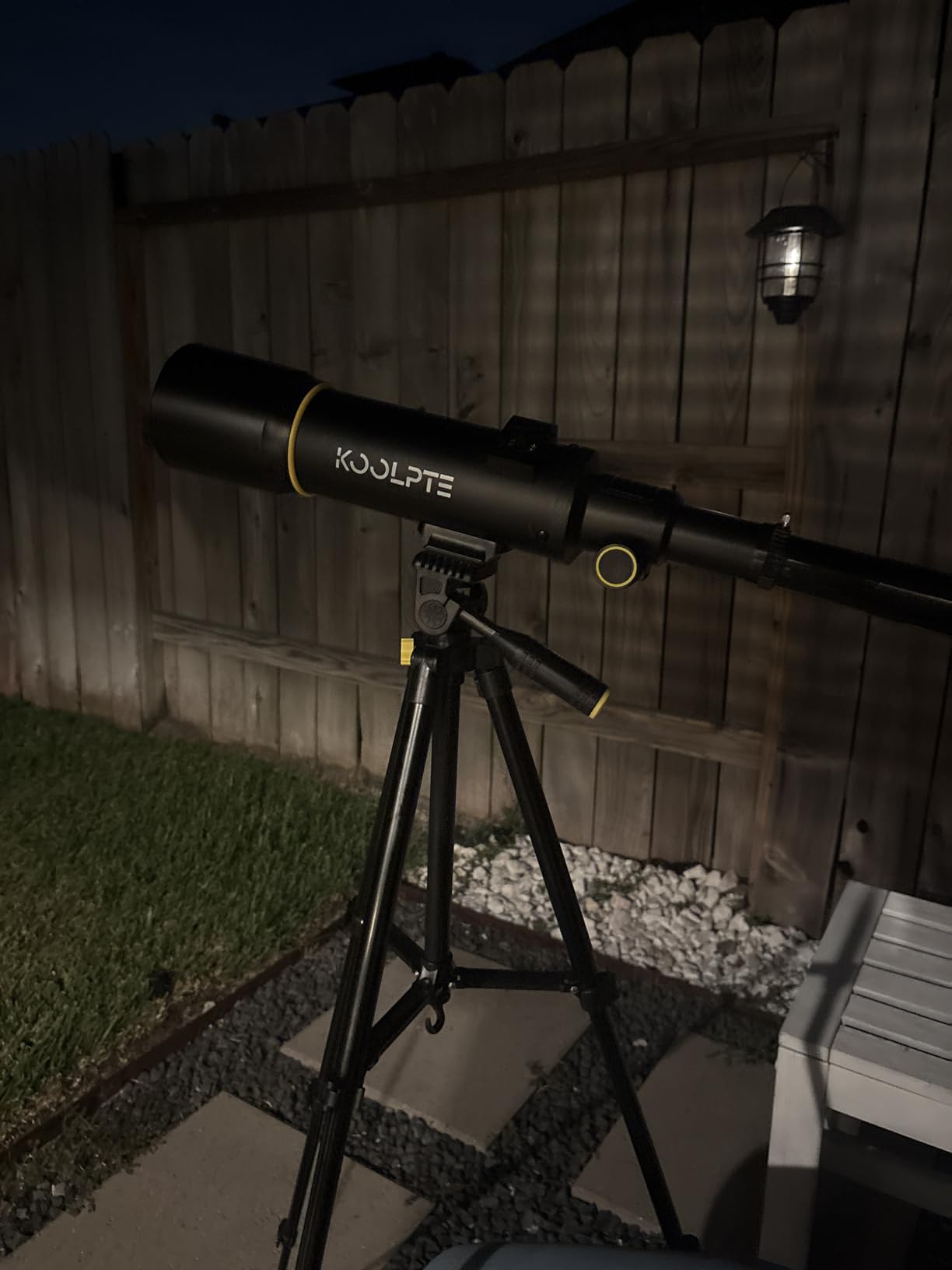 Koolpte Telescope for Kids, 70mm/400mm Travel Refractor Kit, Black customer photo 2