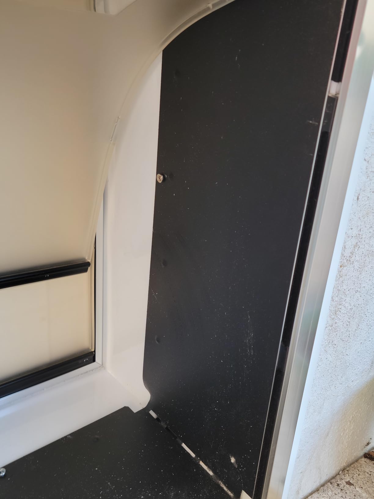 Large Dog Door for Wall, Weatherproof Steel Pet Entry Door customer photo 1