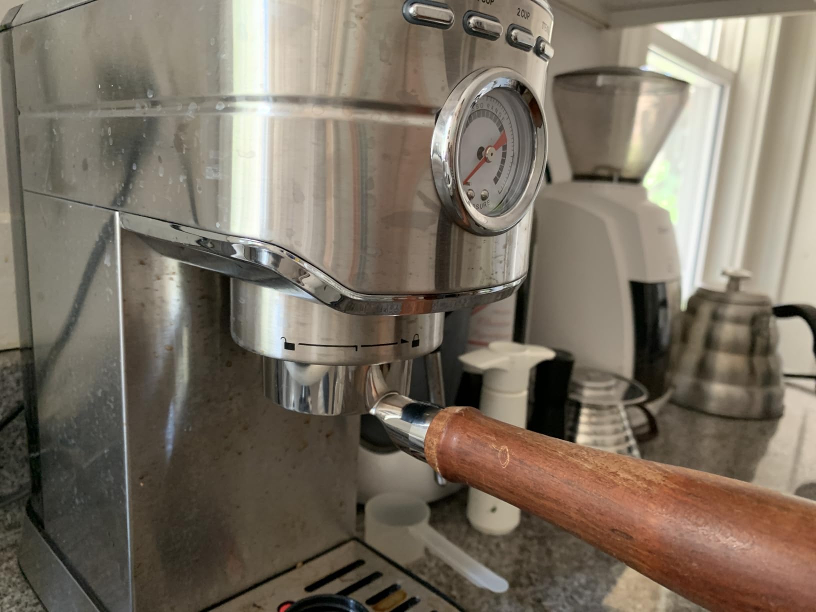51mm Bottomless Portafilter 3 Ears Compatible with CASABREWS CM5418 and 3700 Series | with Stainless Steel Double Shot Capacity Cup Filter Basket customer photo 2