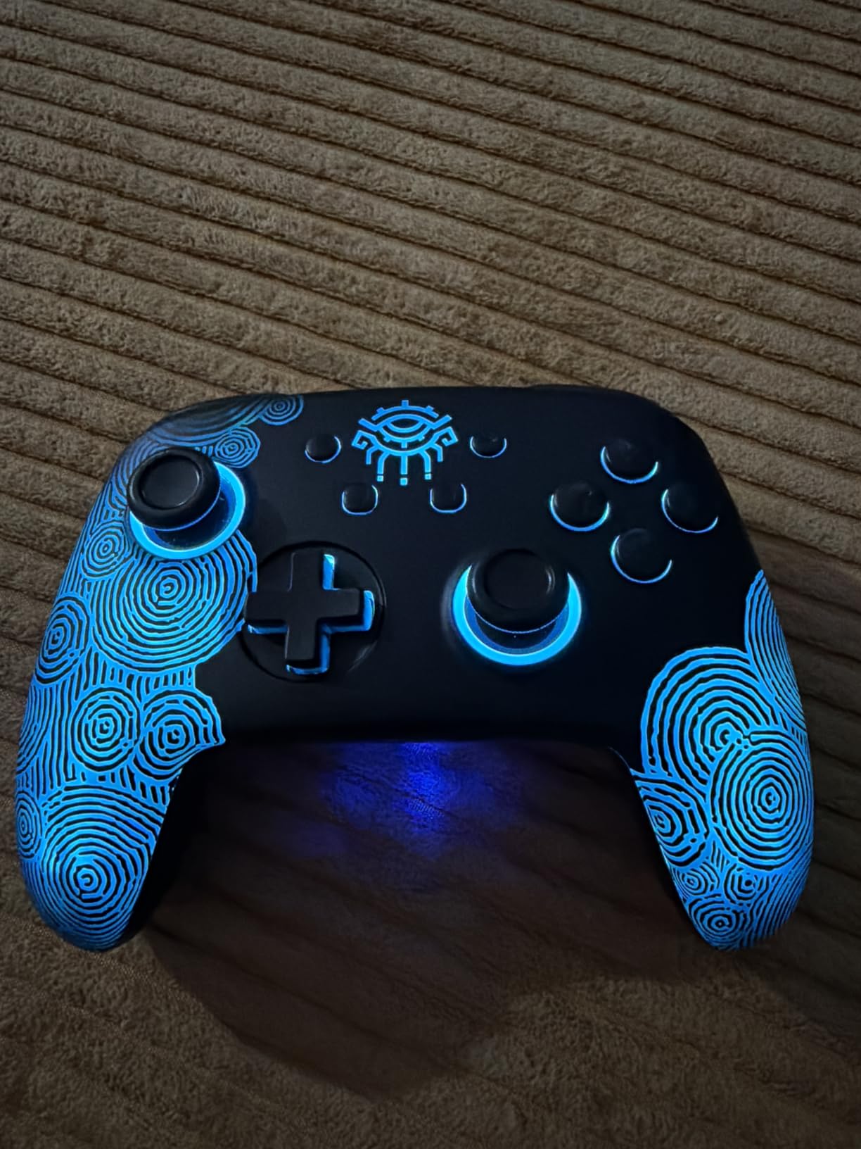 Switch 2 Pro Controller Hall Effect for Switch OLED/2, Wireless Switch Remote with NFC, Firefly Bluetooth Hidden Glow RGB Gamepad with Wake Up,Turbo,Macro Back Buttons,Gyro,Motion & Vibration Control customer photo 1