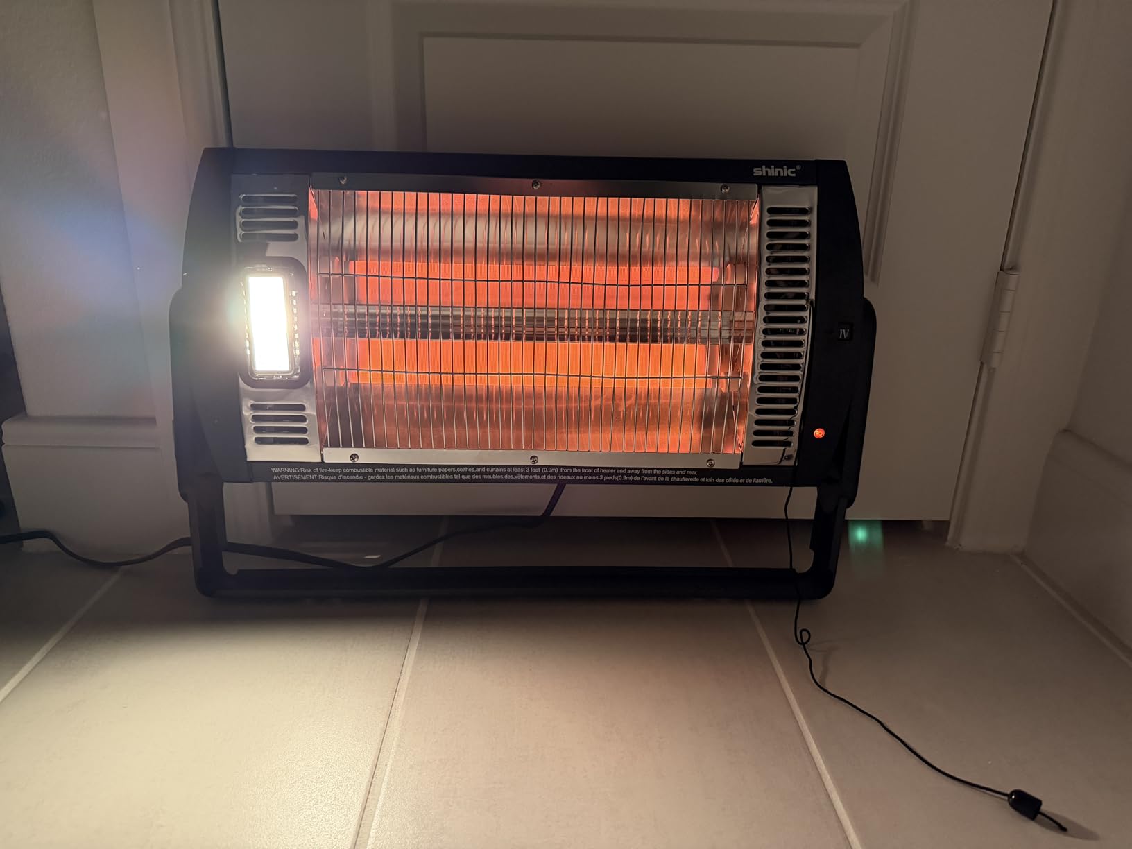 Shinic 2-Pack 120V Electric Garage Heater,1500W/750W Ceiling Mounted Heater customer photo 2