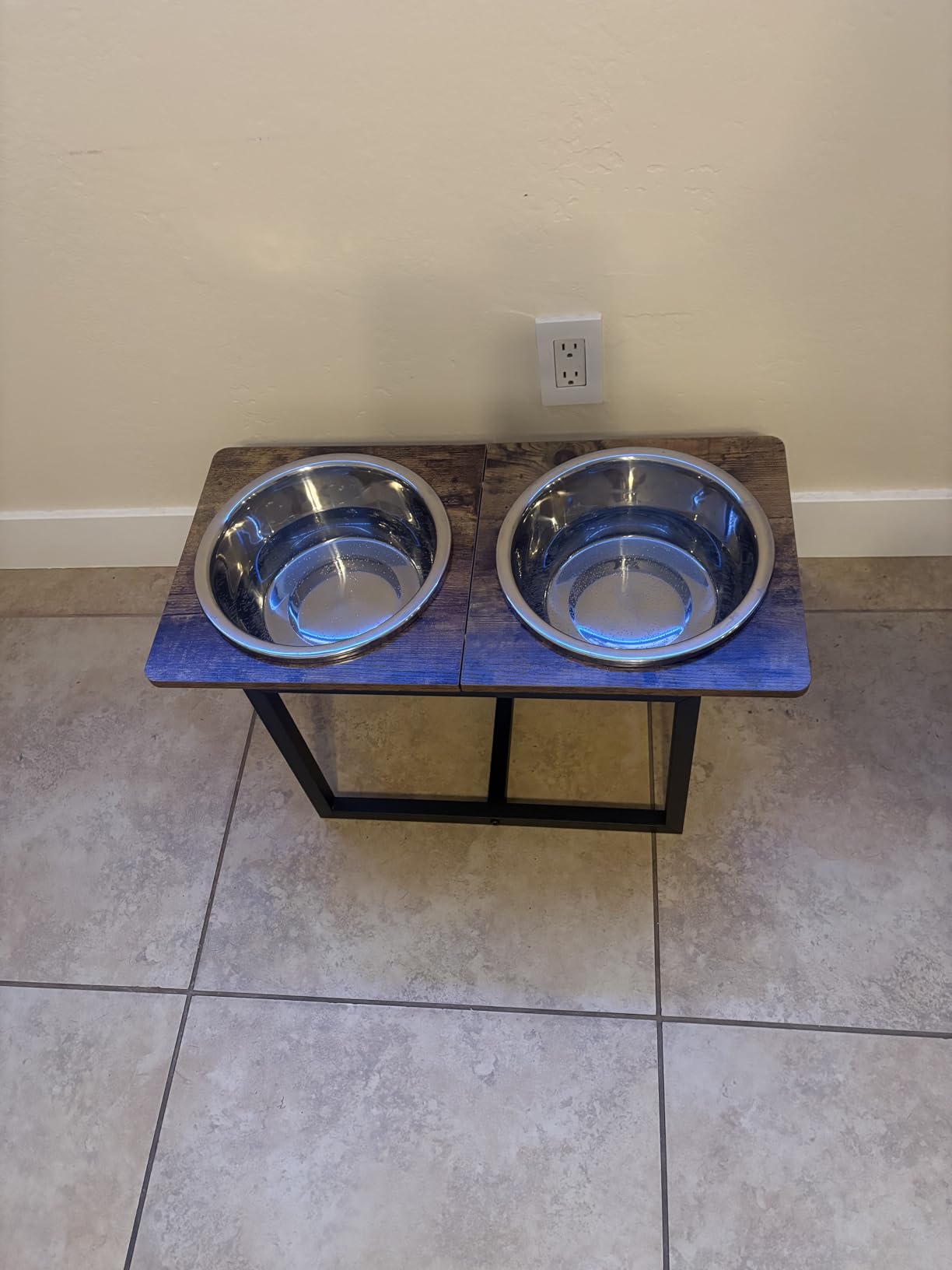 Spacnom Elevated Dog Bowls, Raised Dog Bowls Stand for Large Dogs customer photo 1