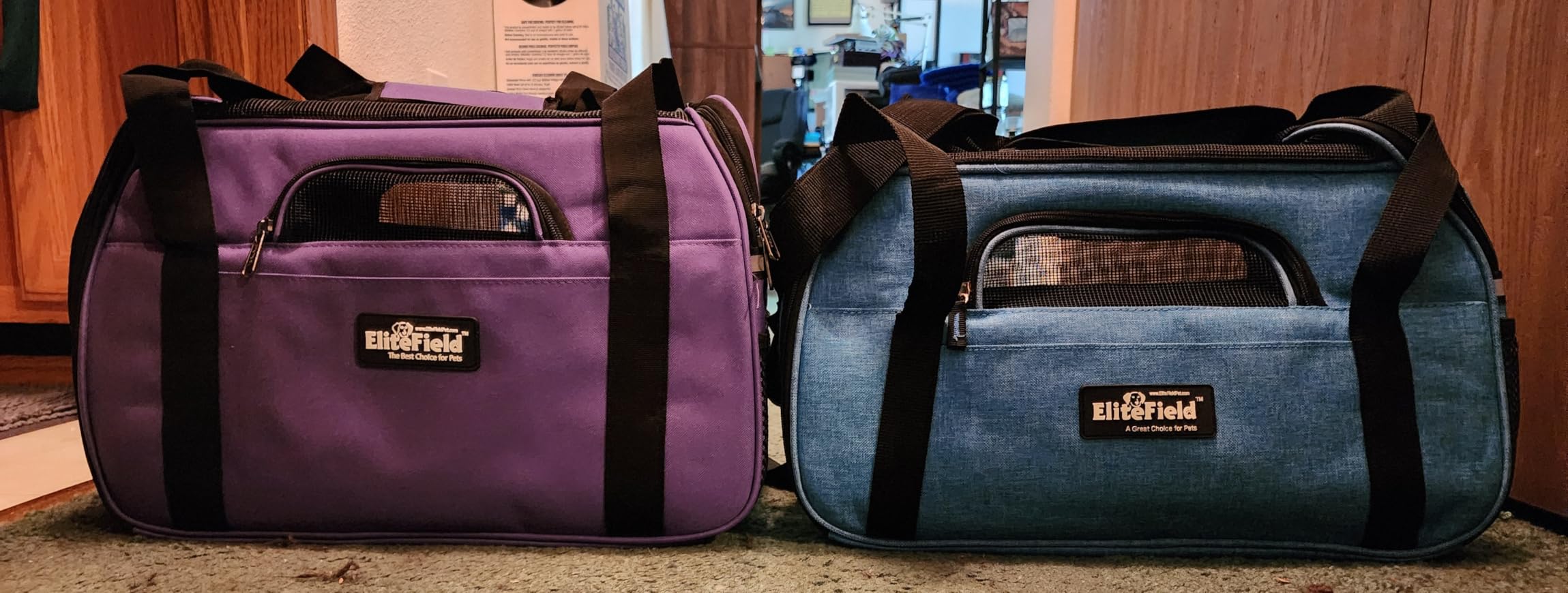 EliteField Soft-Sided Pet Carrier for Cats & Small Dogs (3-Year Warranty) customer photo 2