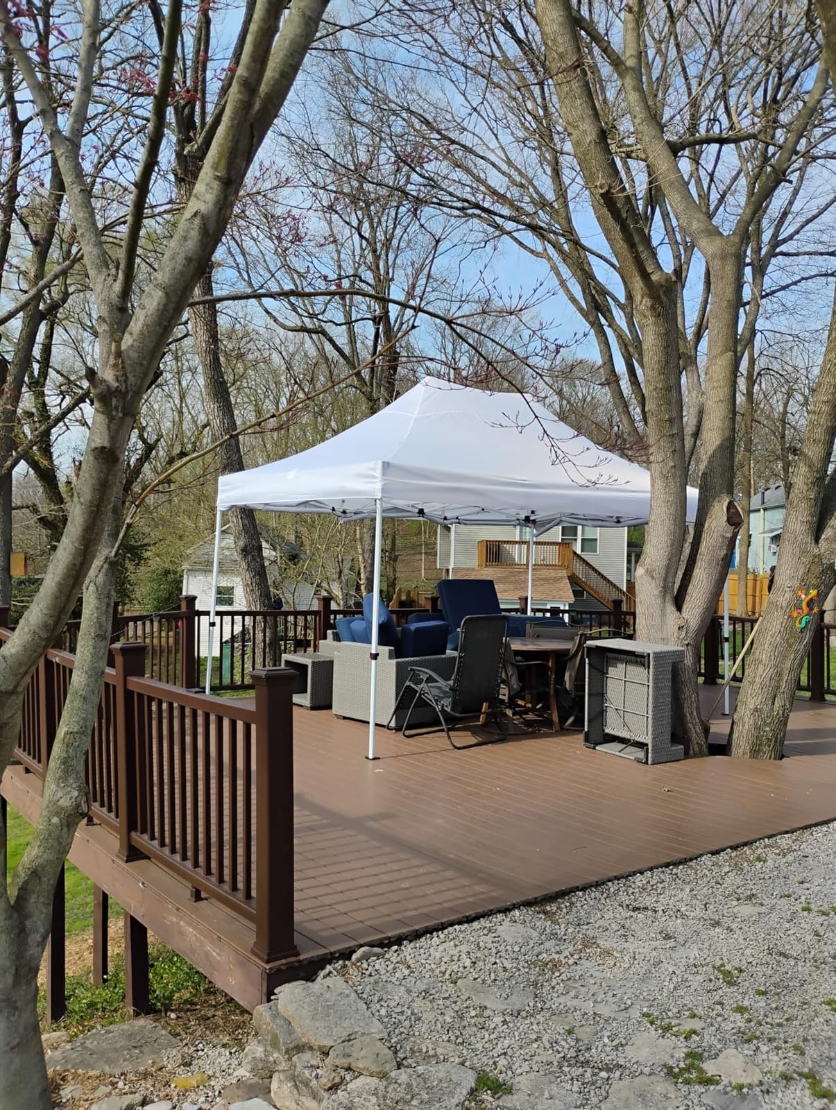 CROWN SHADES 10x20 Commercial Pop Up Canopy Tent with Sidewalls, Gray customer photo 1