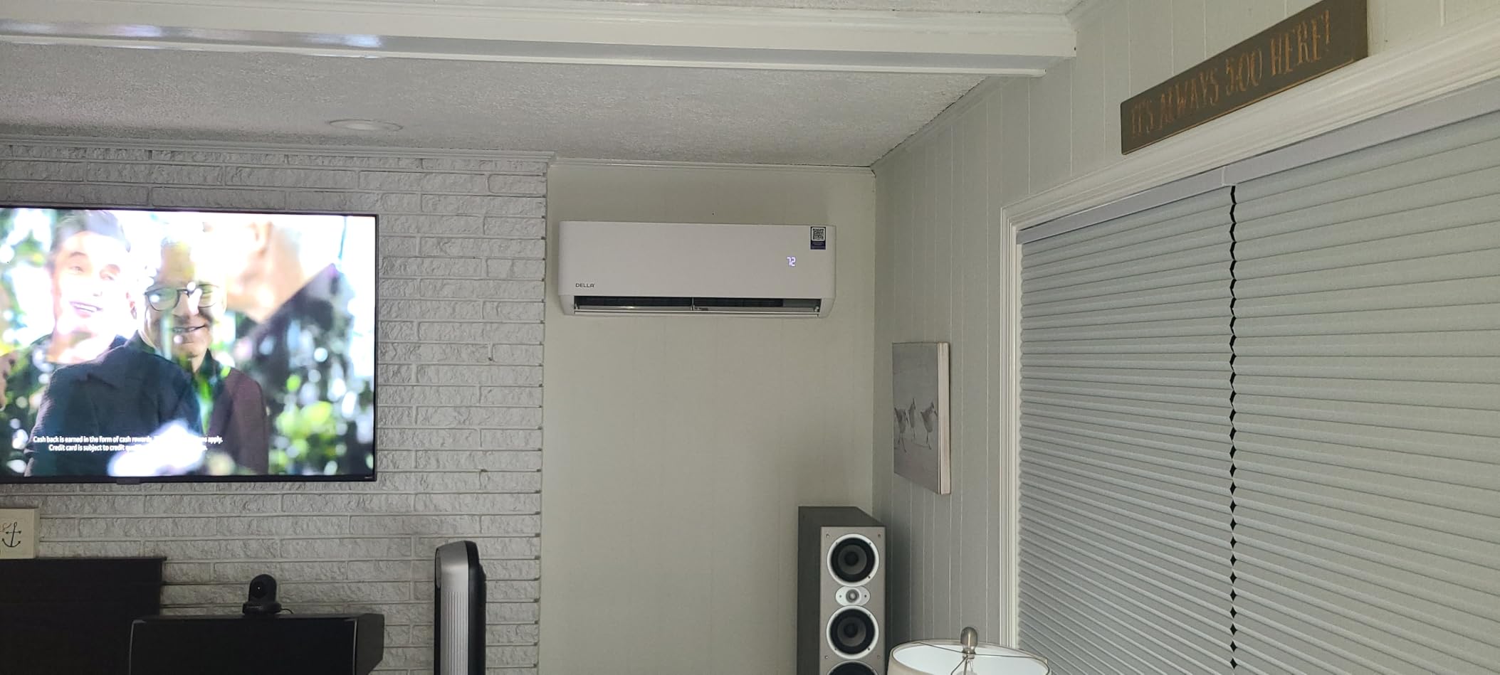 DELLA Optima Series 12,000 BTU Mini Split AC with Soft Airflow, Hyper Heat Down to -13°F, Up to 550 Sq. Ft, 24 SEER2 230V, Energy Star, WiFi & Alexa,Inverter AC,1 Ton Pre-Charged Heat Pump,16.4ft Kit customer photo 2