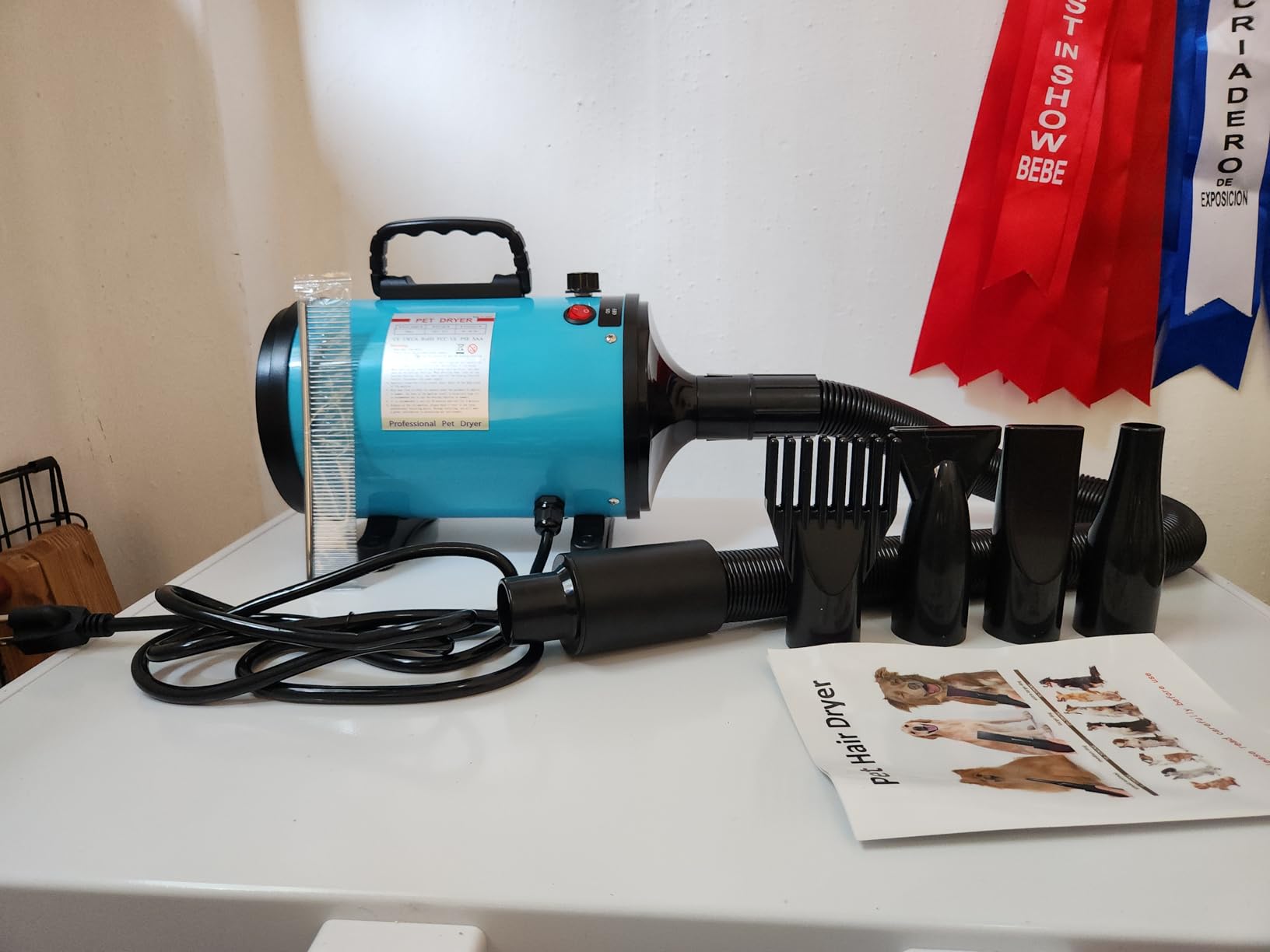 Dog Dryer,High Velocity Professional Dog Grooming Dryer customer photo 2