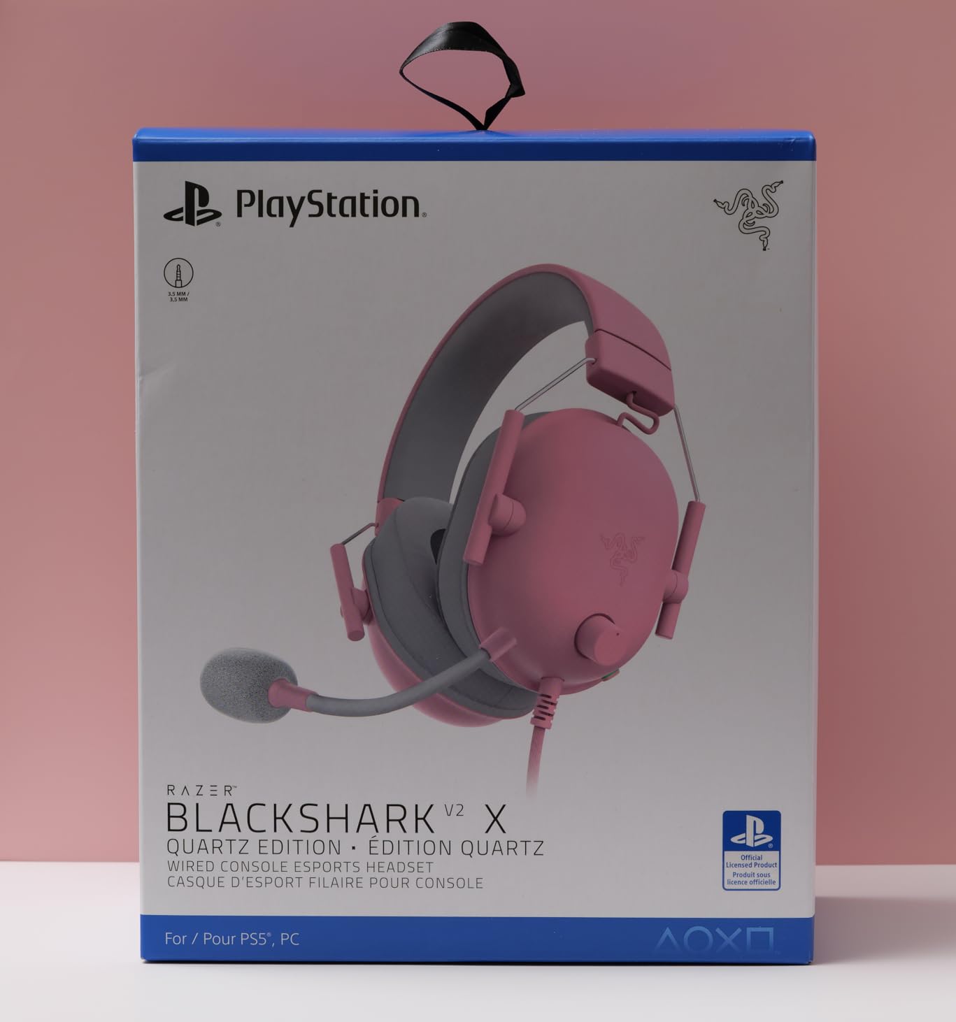Razer BlackShark V2 X Wired PlayStation Gaming Headset, Black customer photo 1