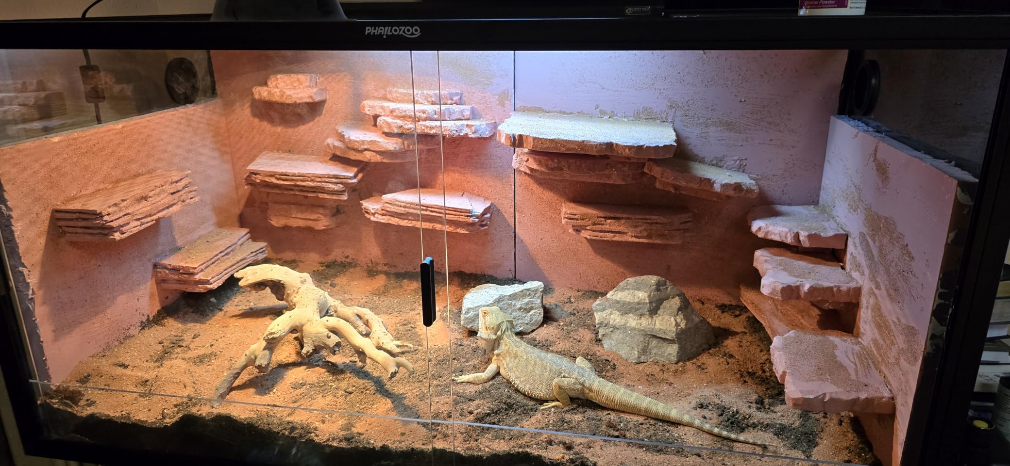 Phailozoo 120 Gallon Reptile Tank, Stackable 4x2x2 Reptile Enclosure customer photo 1
