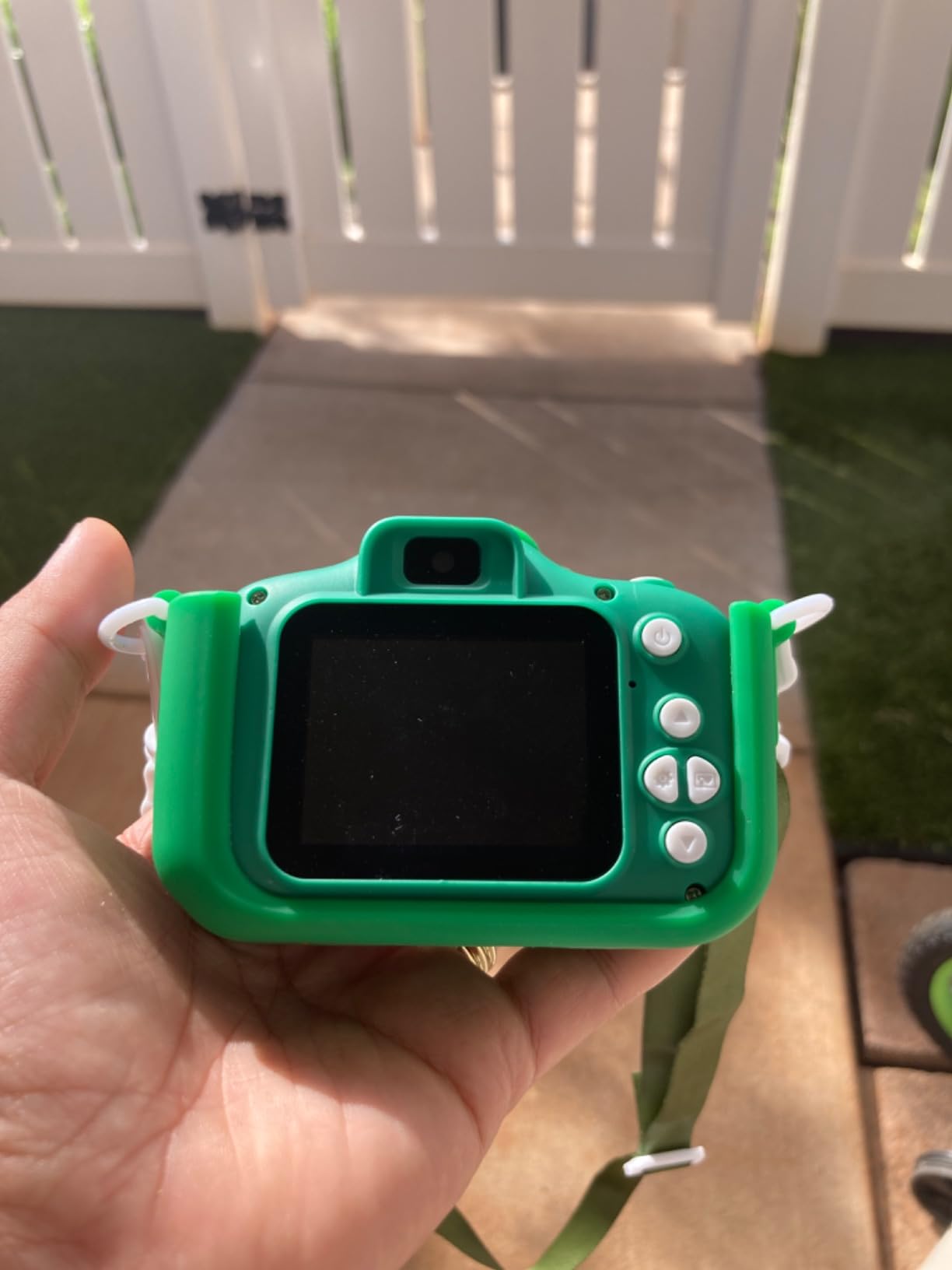 Dinosaur Kids Camera for Boys Girls, Toddler Digital Selfie Camera with Cute Protective Cover and SD Card, Christmas Birthday Gifts Toys for 3 4 5 6 7 8 9 10 11 12 Years Old Little Girls and Boys customer photo 1
